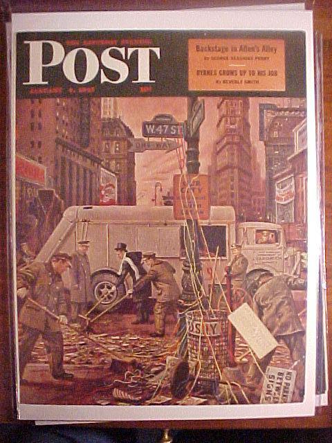 Saturday Evening Post Cover -Dohanos- January 4, 1947
