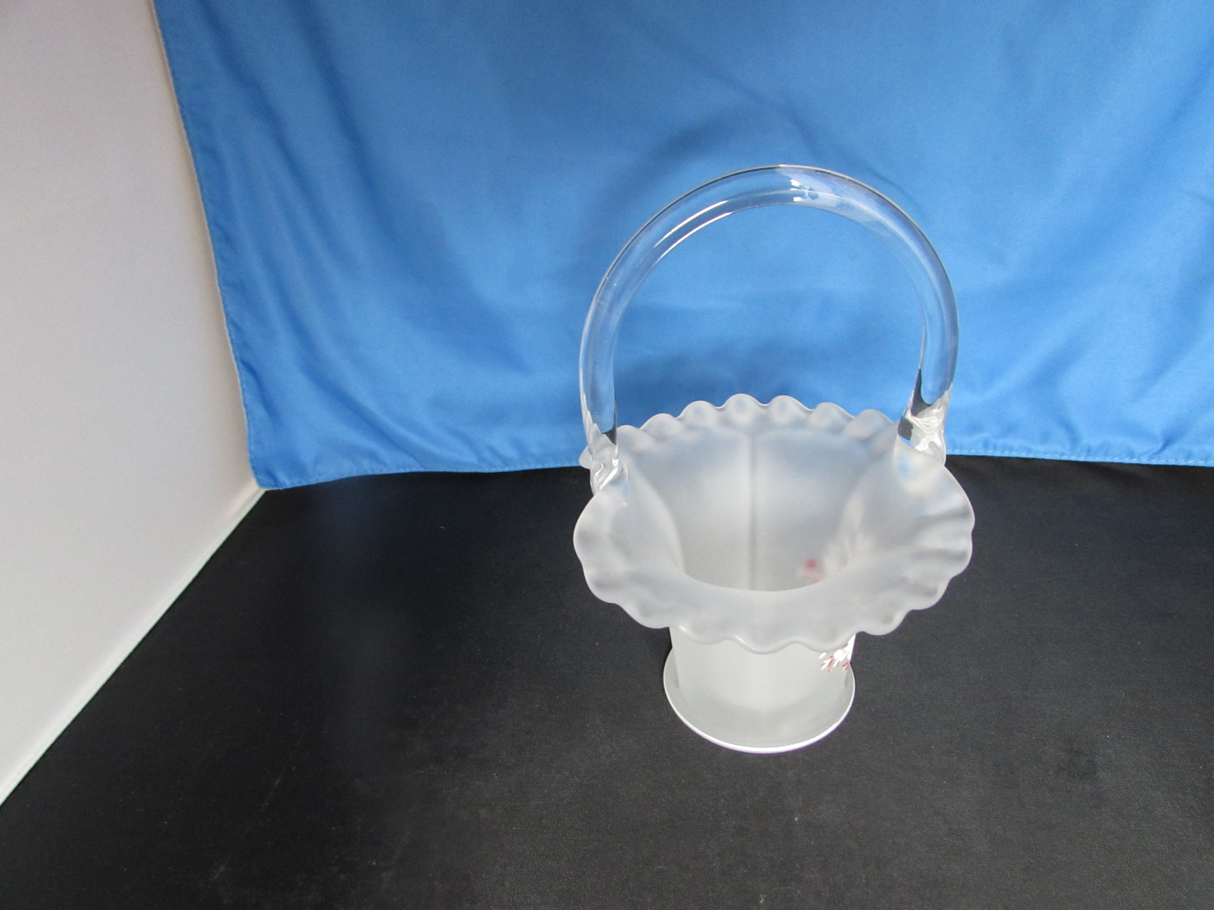 Fenton Art Glass 40th Wedding Anniversary Basket