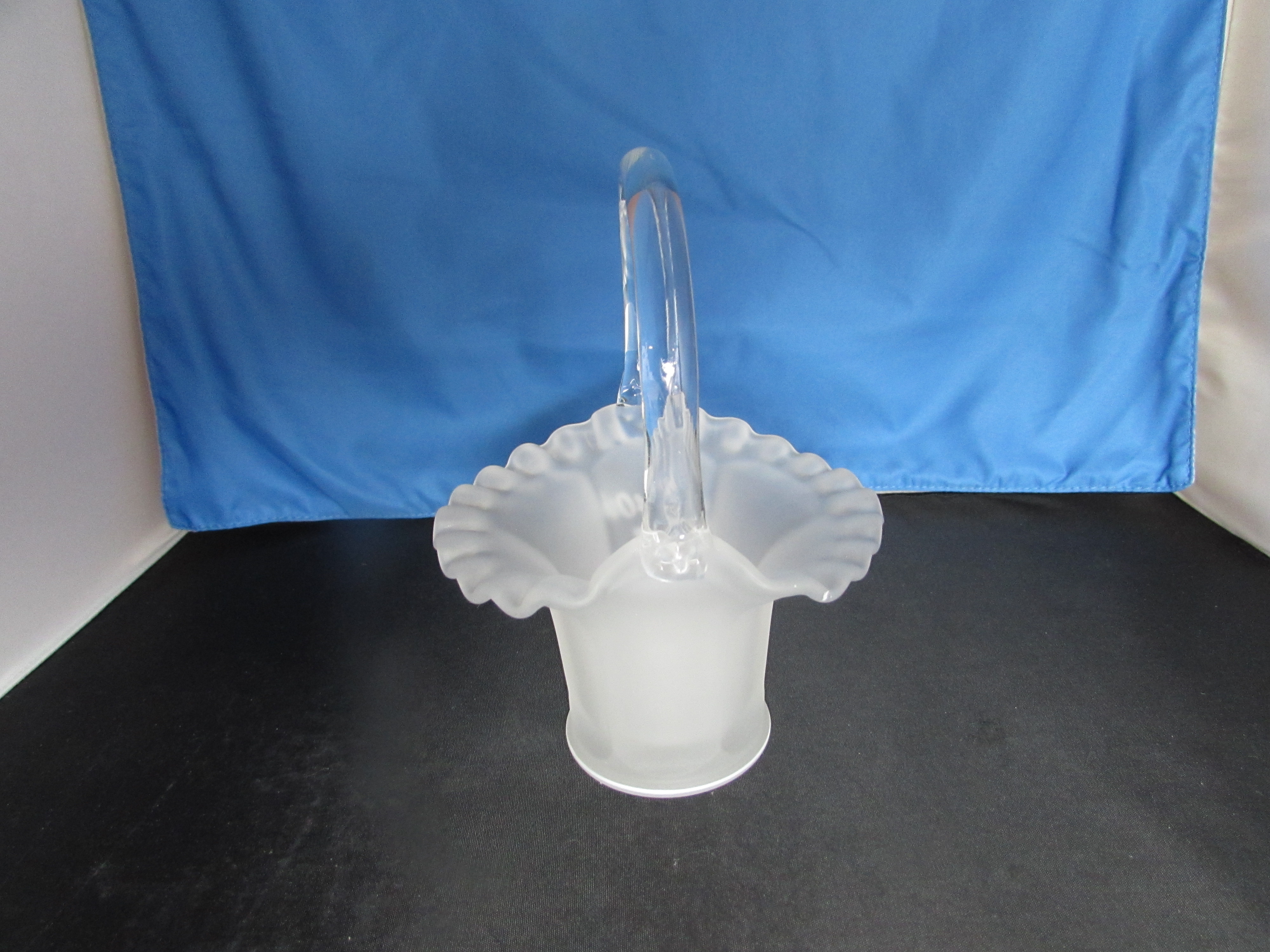Fenton Art Glass 40th Wedding Anniversary Basket