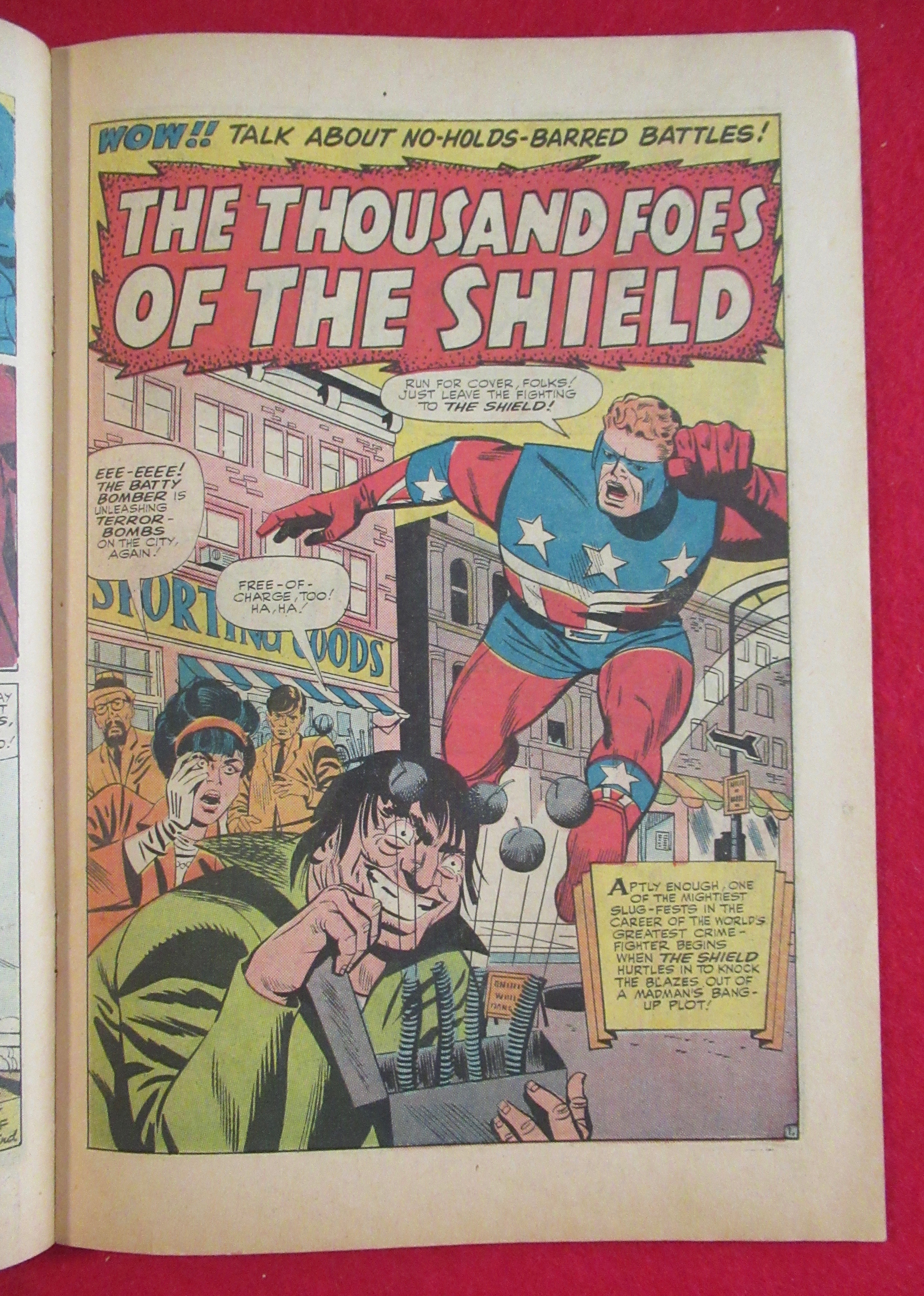 Fly Man Comic January 1966 Phantasmon