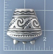 Los Ballesteros Taxco Mexico  Sterling Silver Brooch Pi
