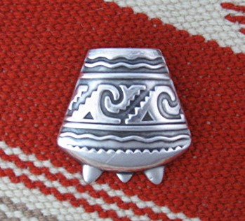 Los Ballesteros Taxco Mexico  Sterling Silver Brooch Pi
