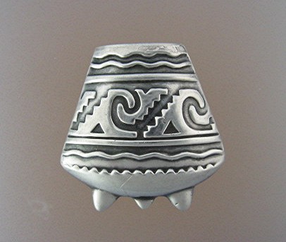 Los Ballesteros Taxco Mexico  Sterling Silver Brooch Pi