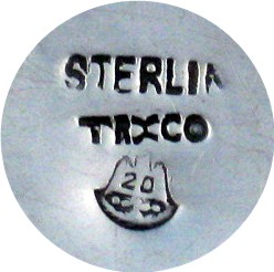 Los Ballesteros Taxco Mexico  Sterling Silver Brooch Pi
