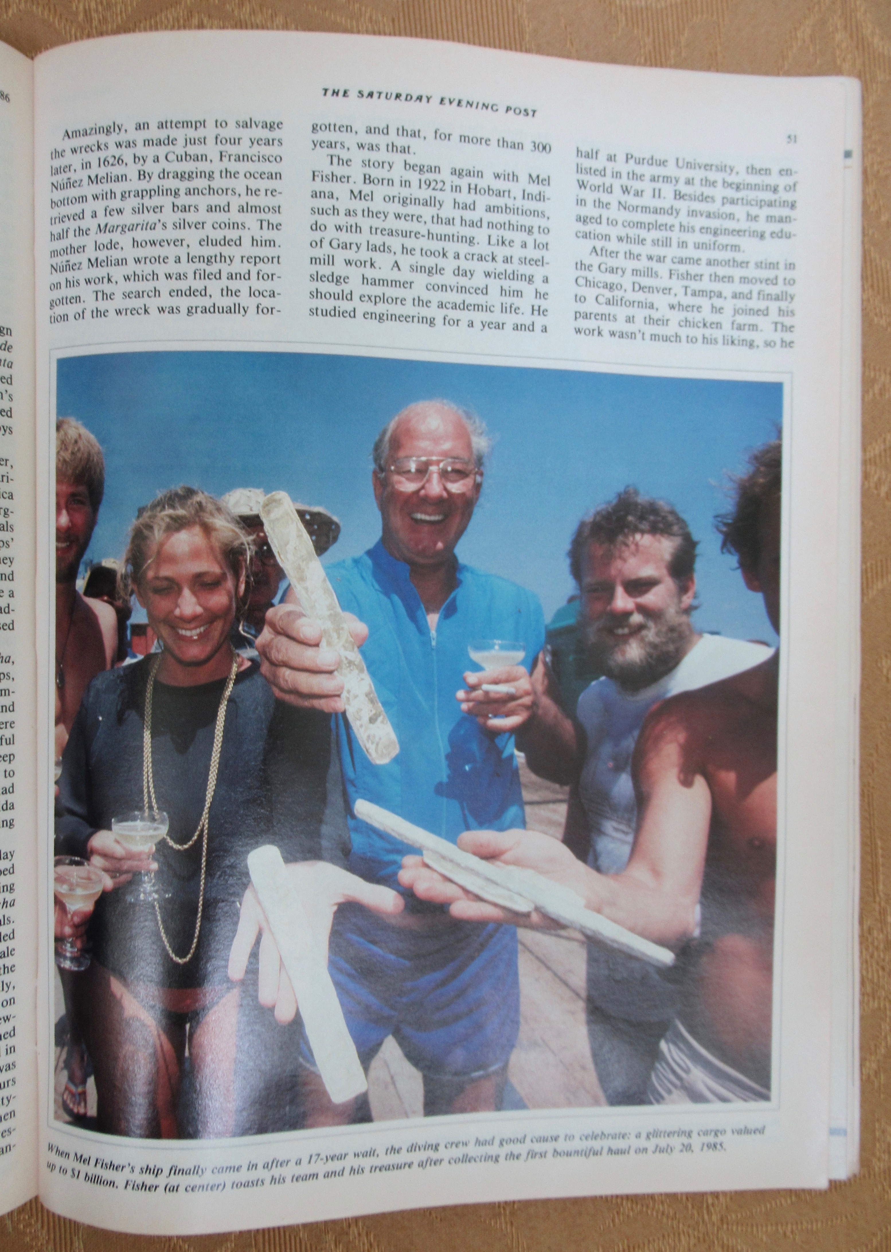 Saturday Evening Post Magazine November 1986