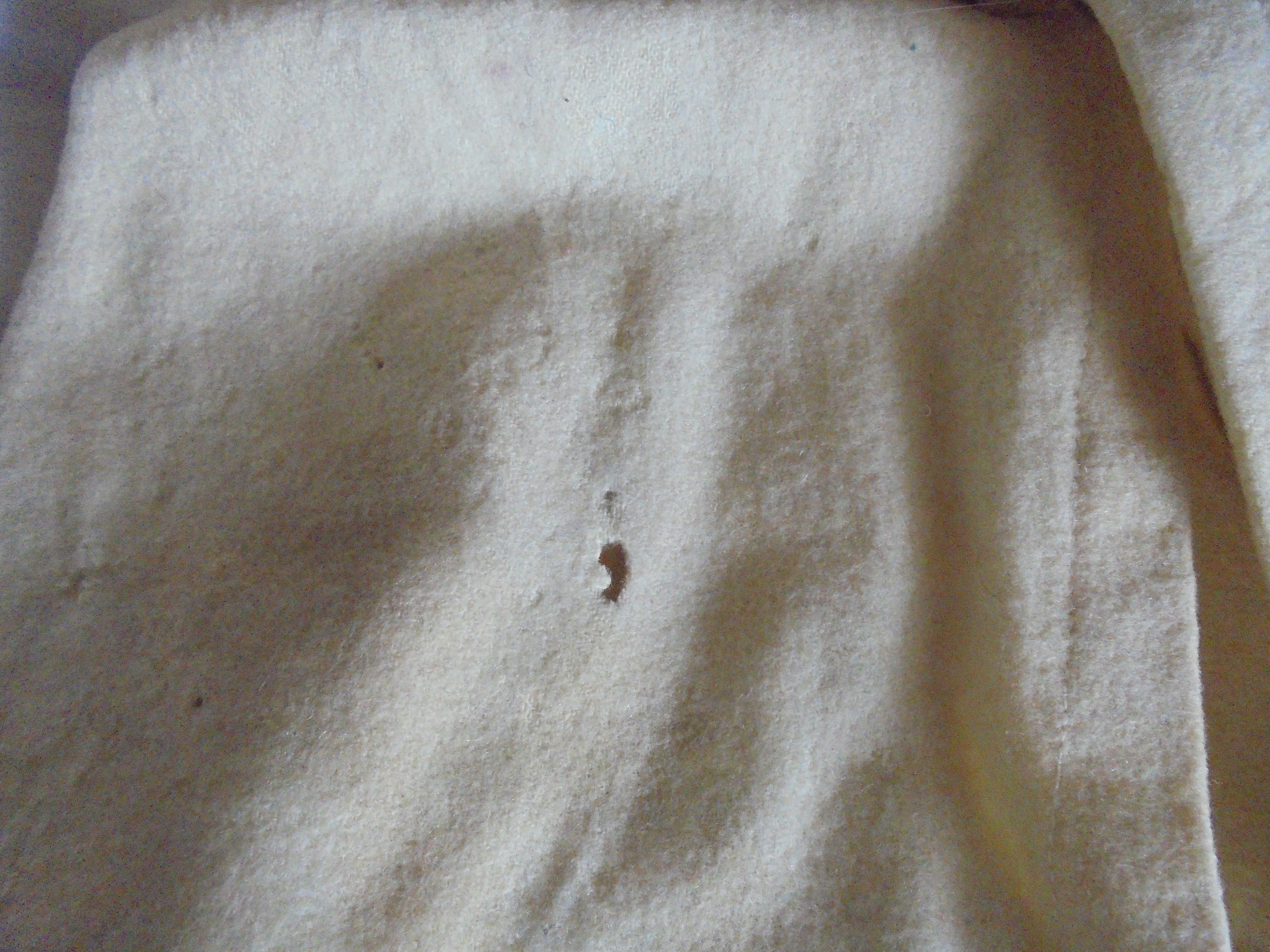 Antique Wool Doll Coat Ivory Hand Made