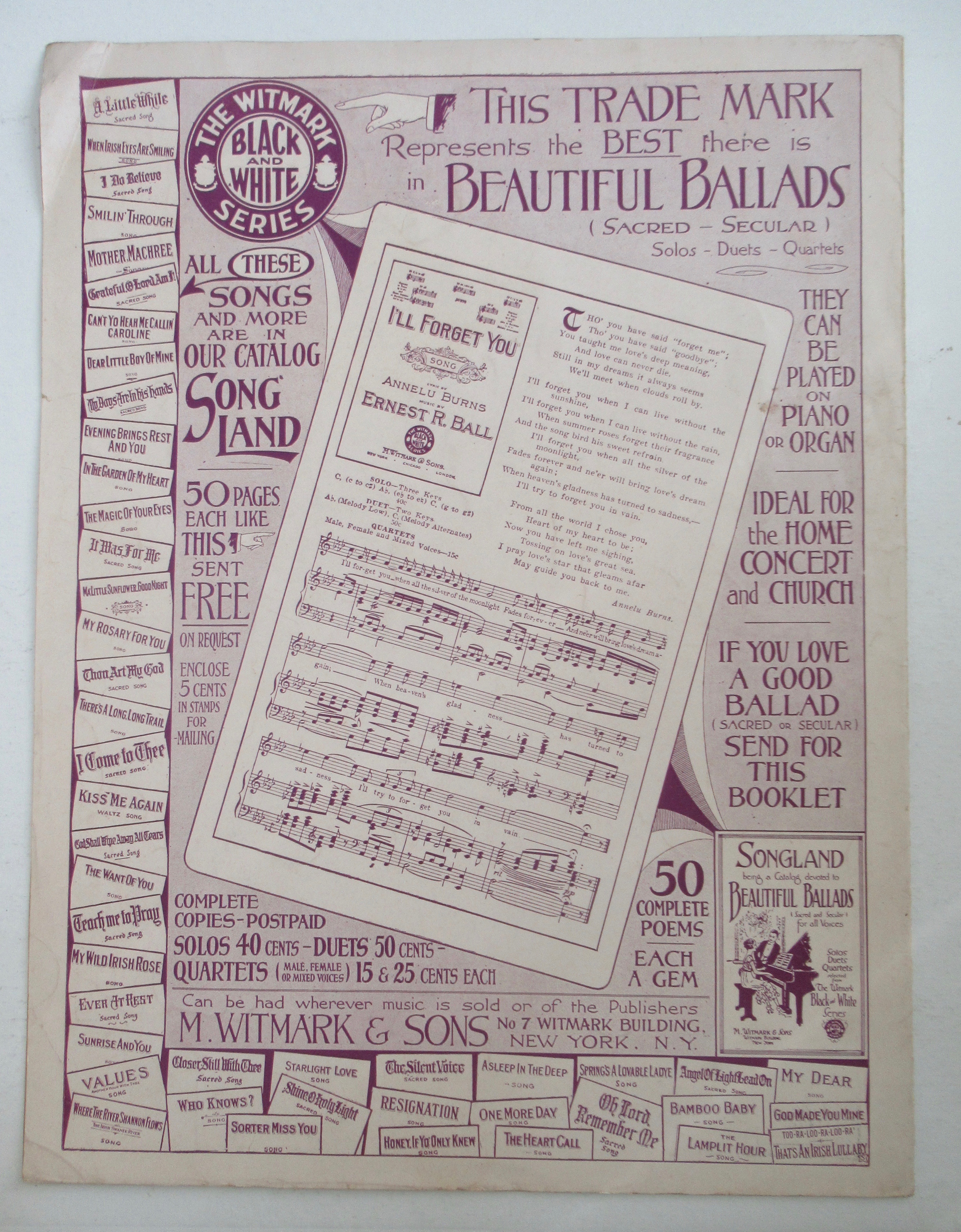 1920 Little Crumbs Of Happiness Sheet Music