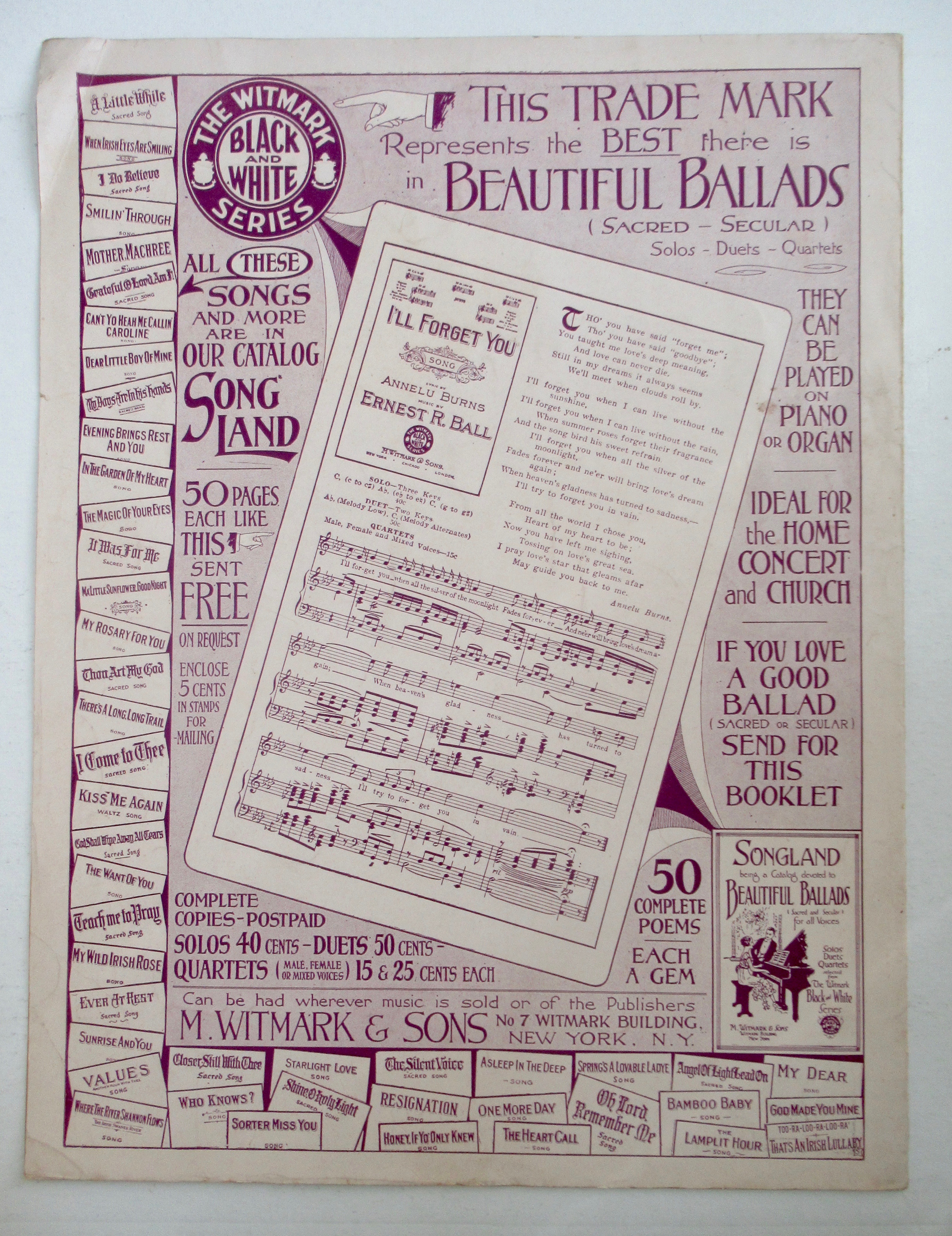 1920 Little Crumbs Of Happiness Sheet Music