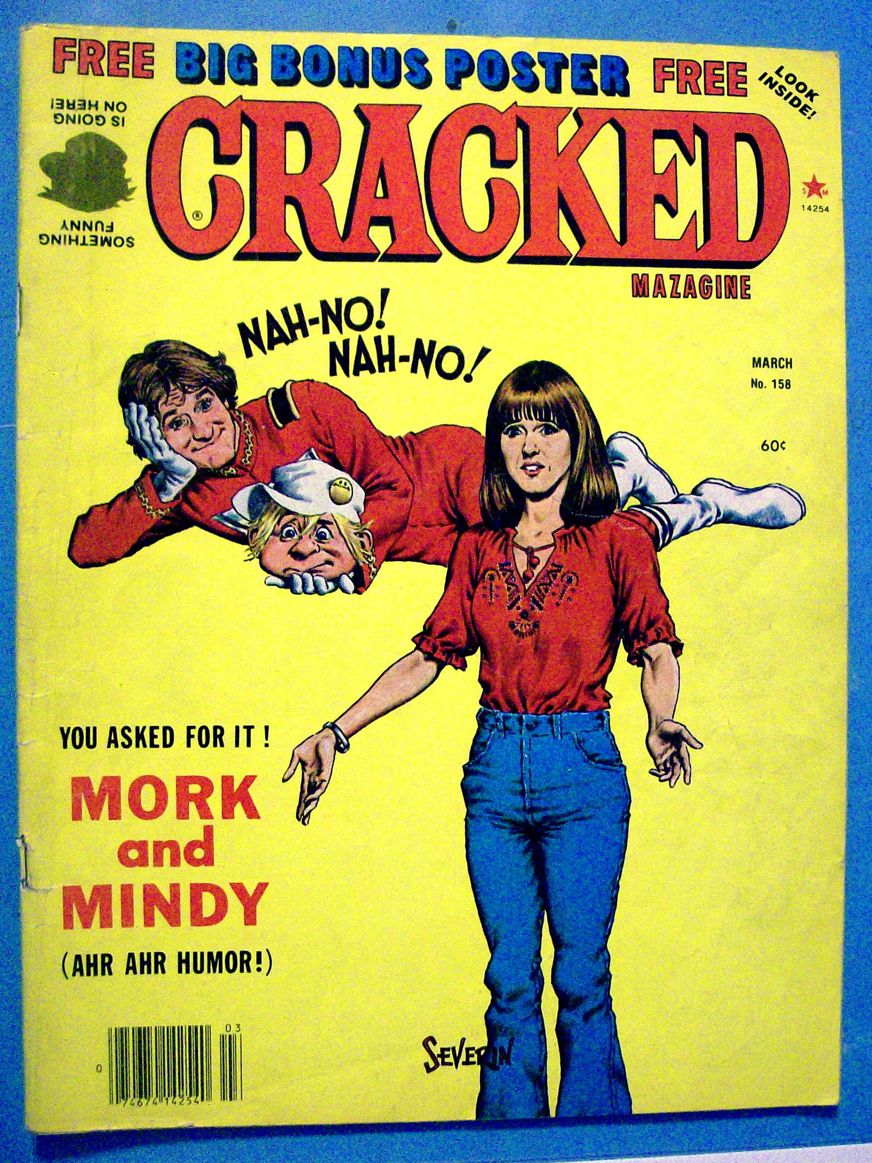 Cracked Magazine #158 March 1978 Mork & Mindy