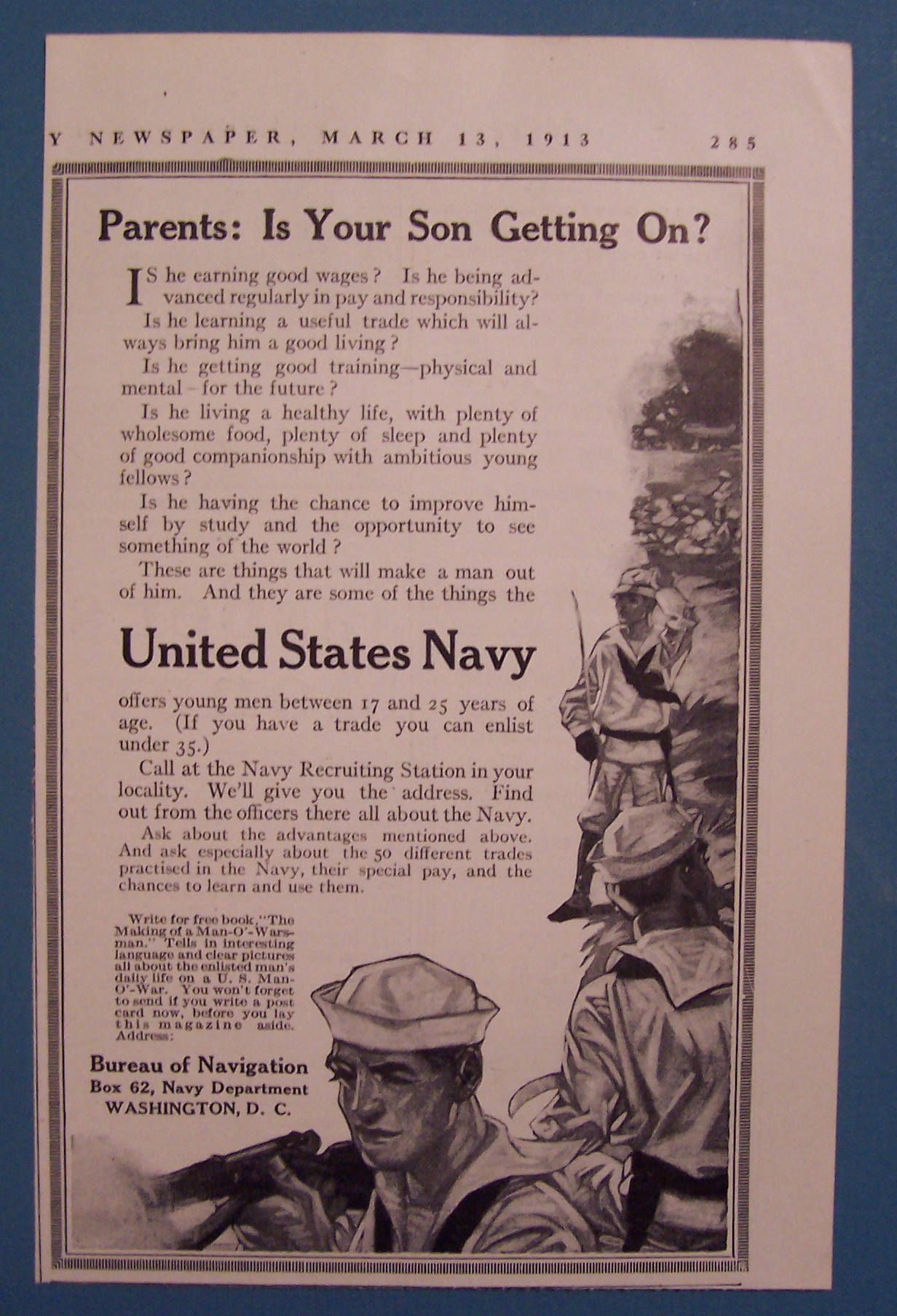 1913  United States Navy