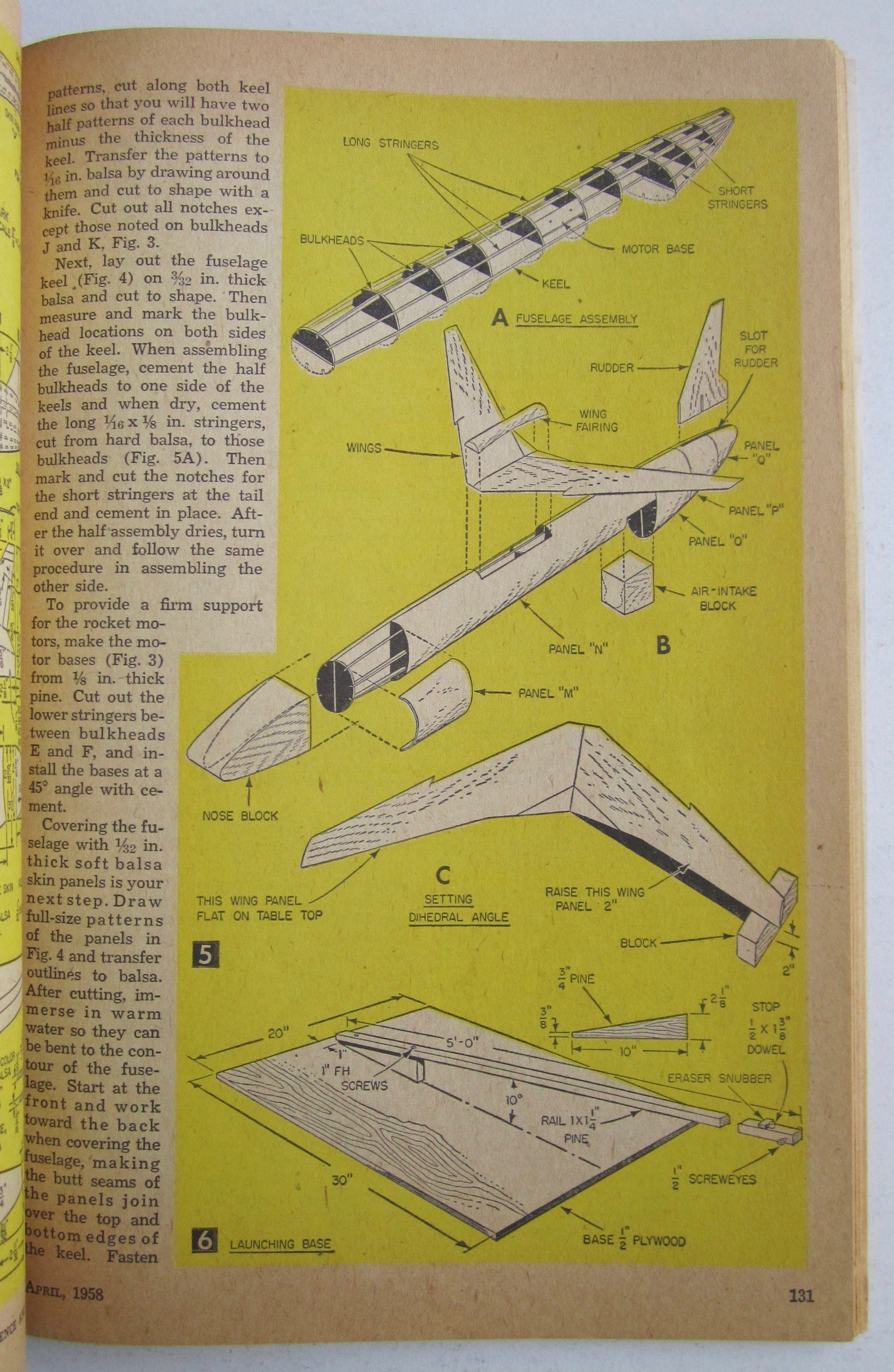 Science and Mechanics April 1958 Snark Missile