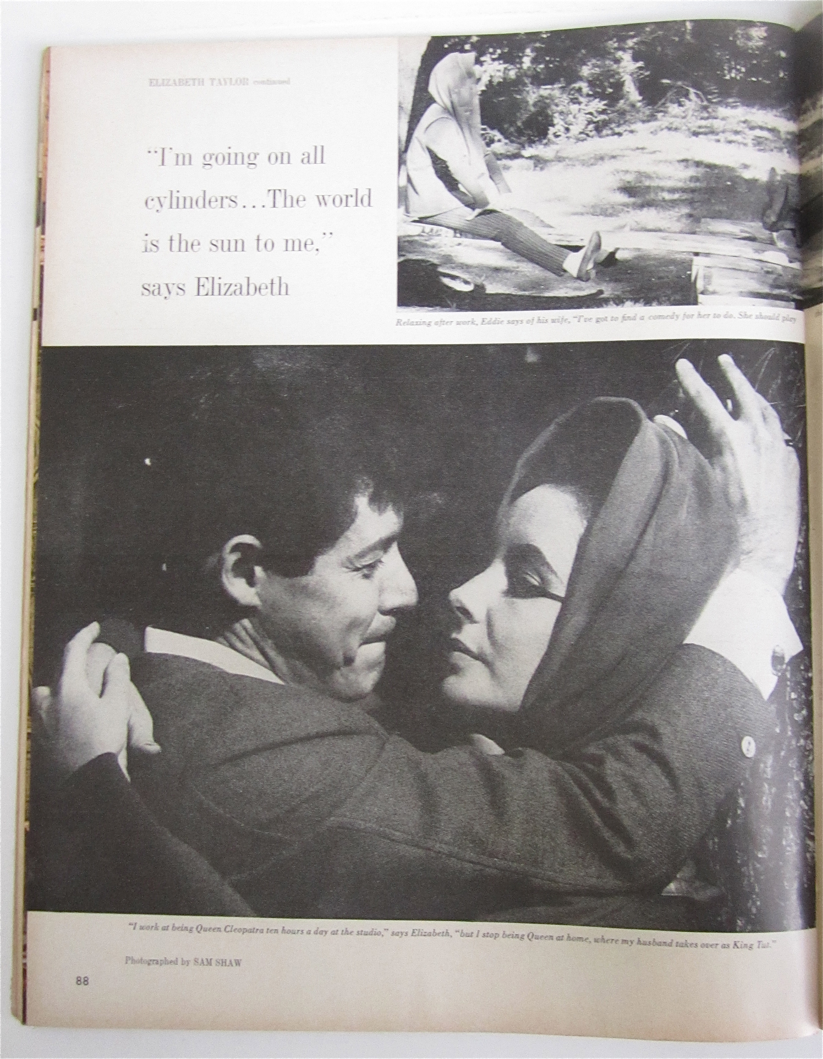 Look Magazine February 27, 1962 Elizabeth Taylor