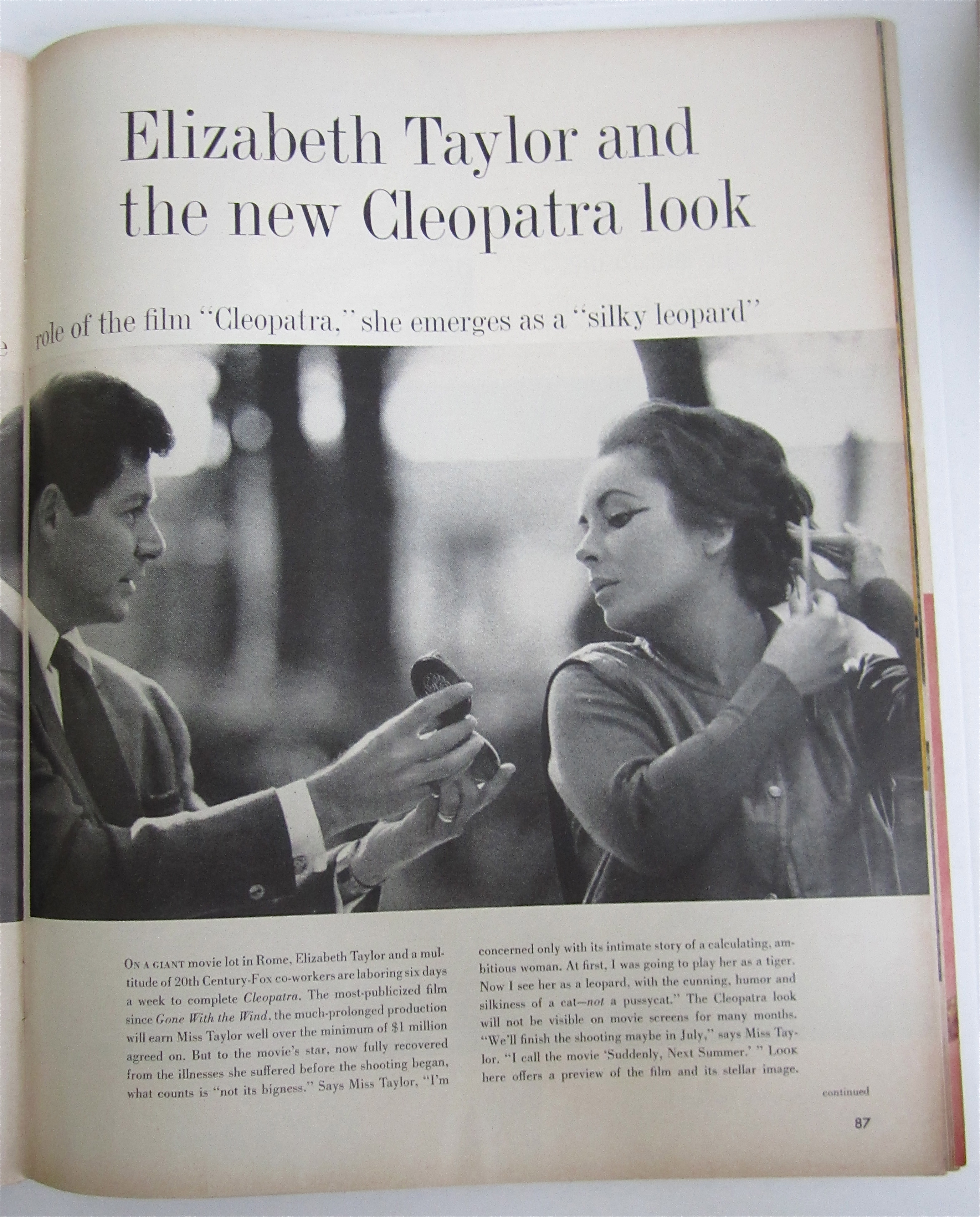 Look Magazine February 27, 1962 Elizabeth Taylor