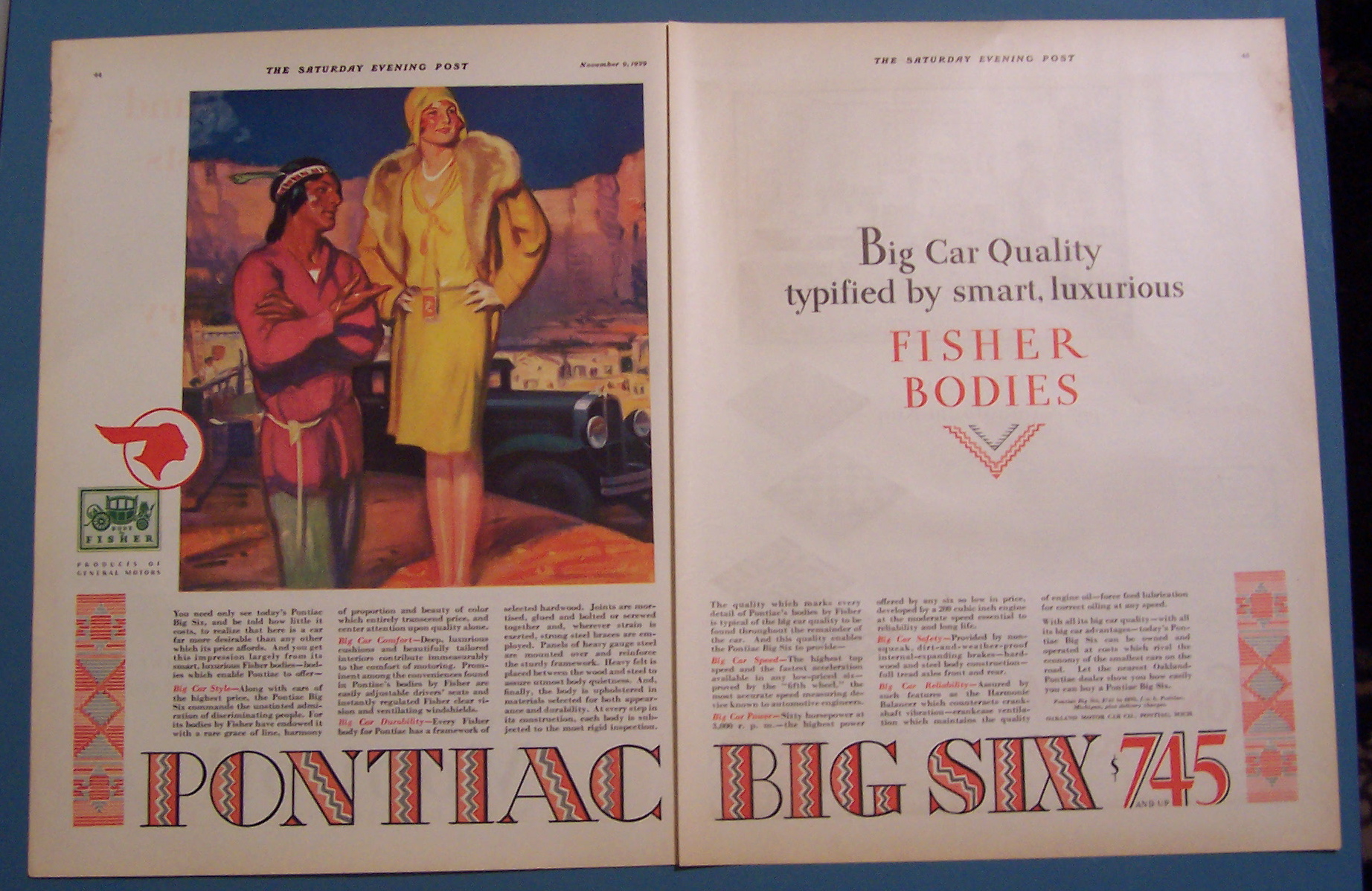 Vintage Ad: 1929 Pontiac Big Six