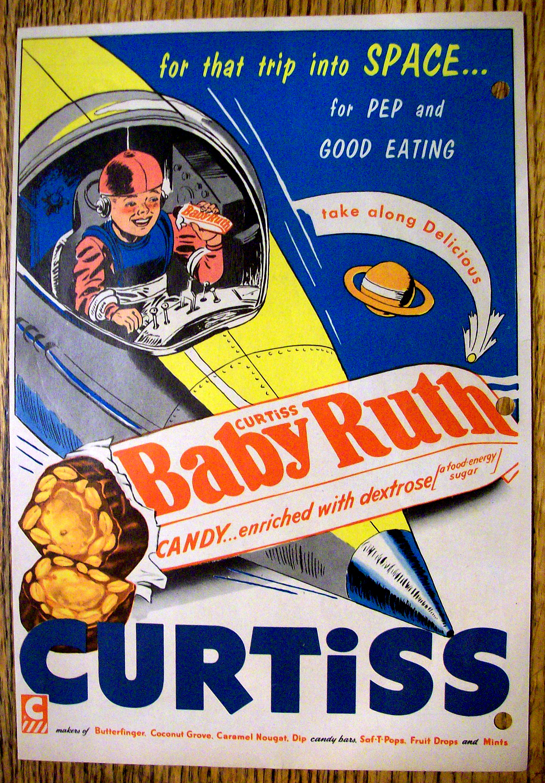 Vintage Ad: 1954 Curtiss Baby Ruth Candy Bar