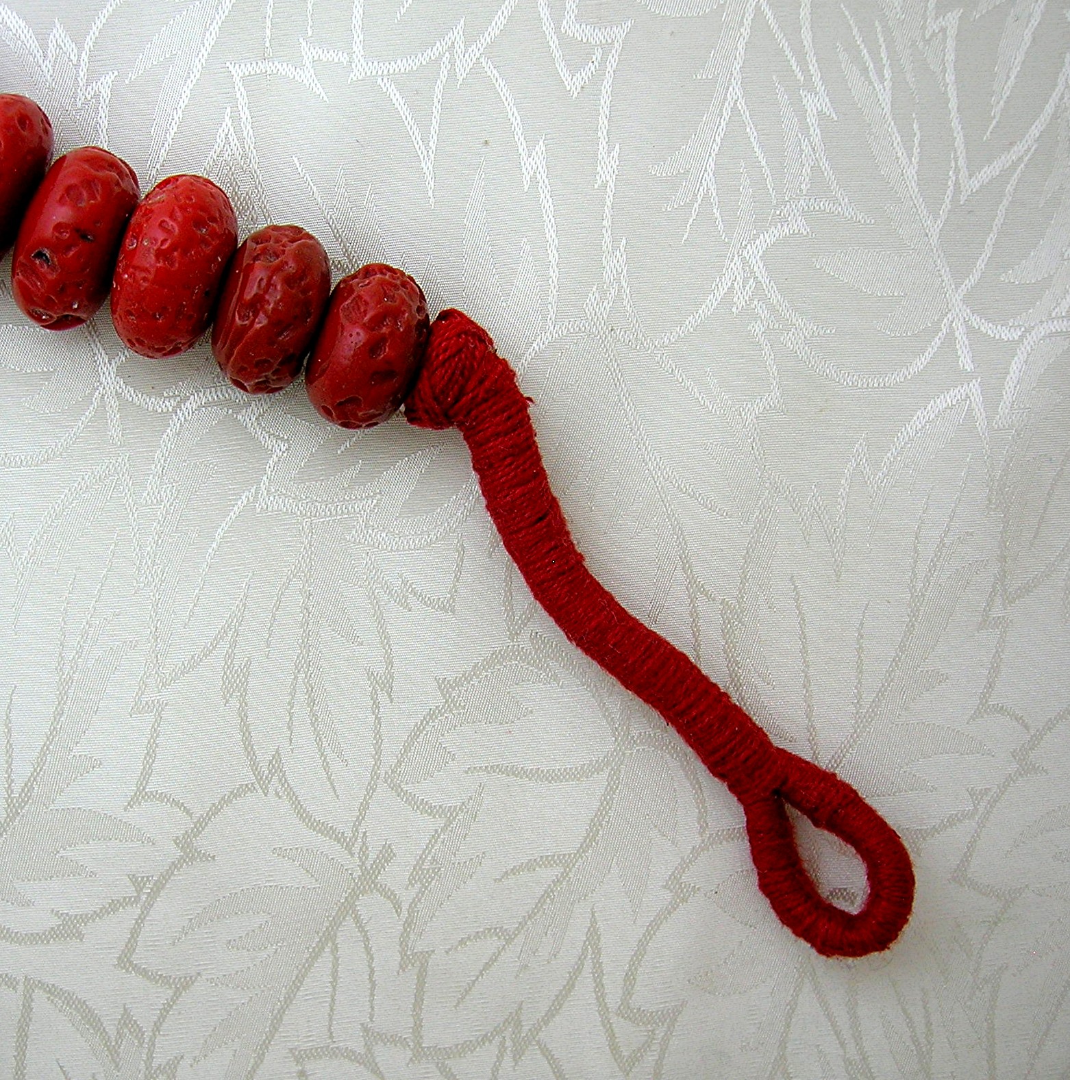 Coral Bead Old Necklace