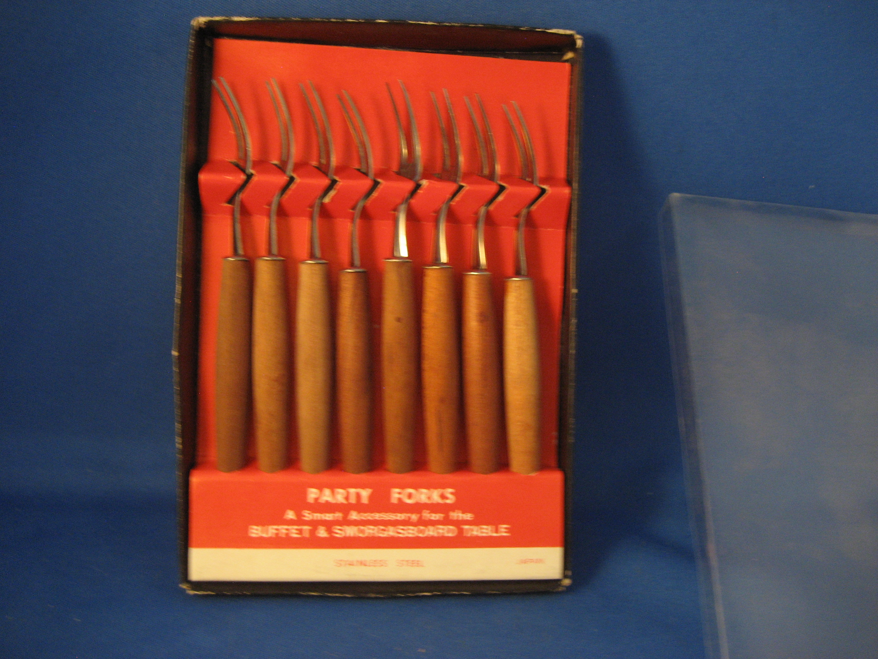 Wooden Handle Party Forks