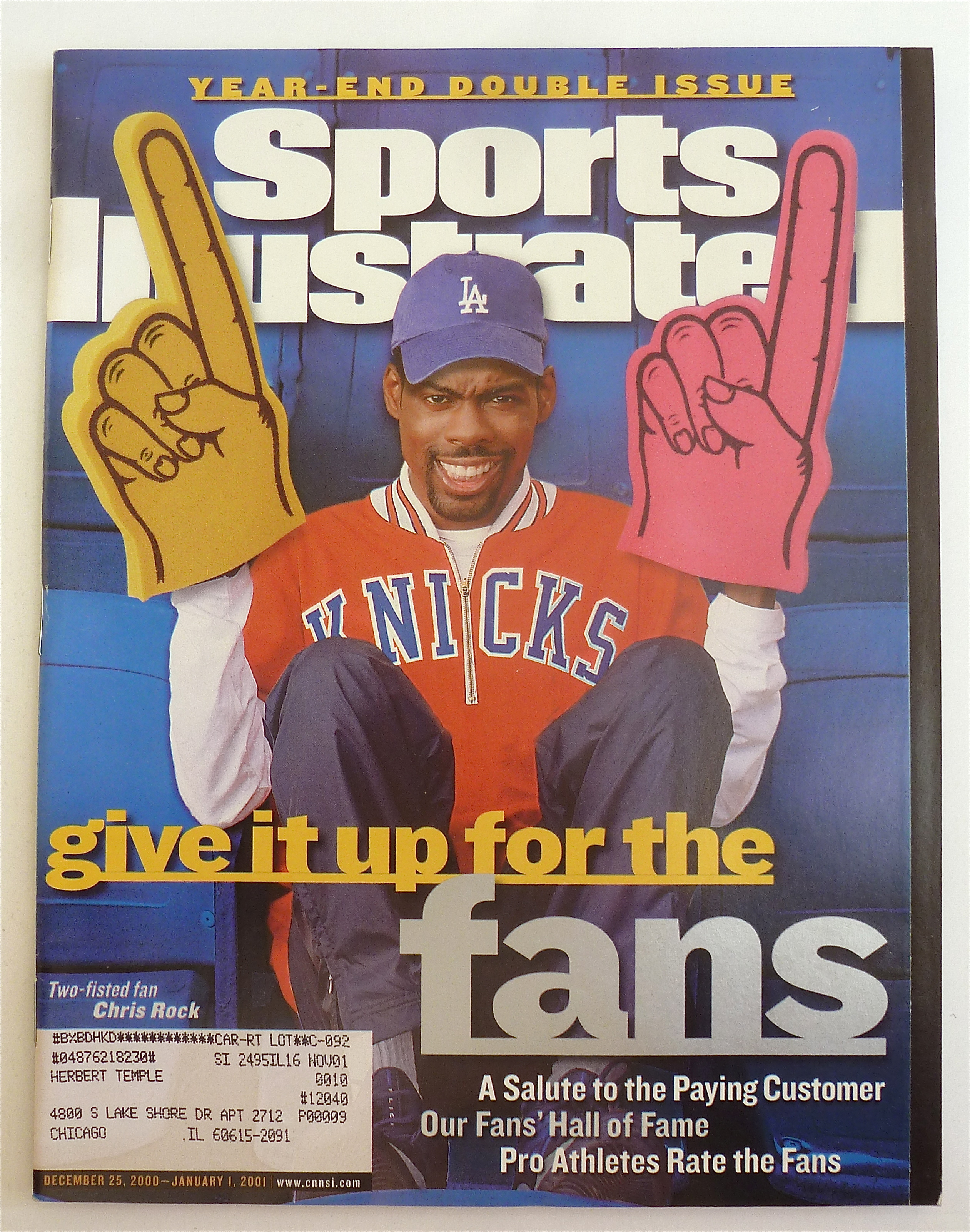 Sports Illustrated Magazine-January 1, 2001-Chris Rock