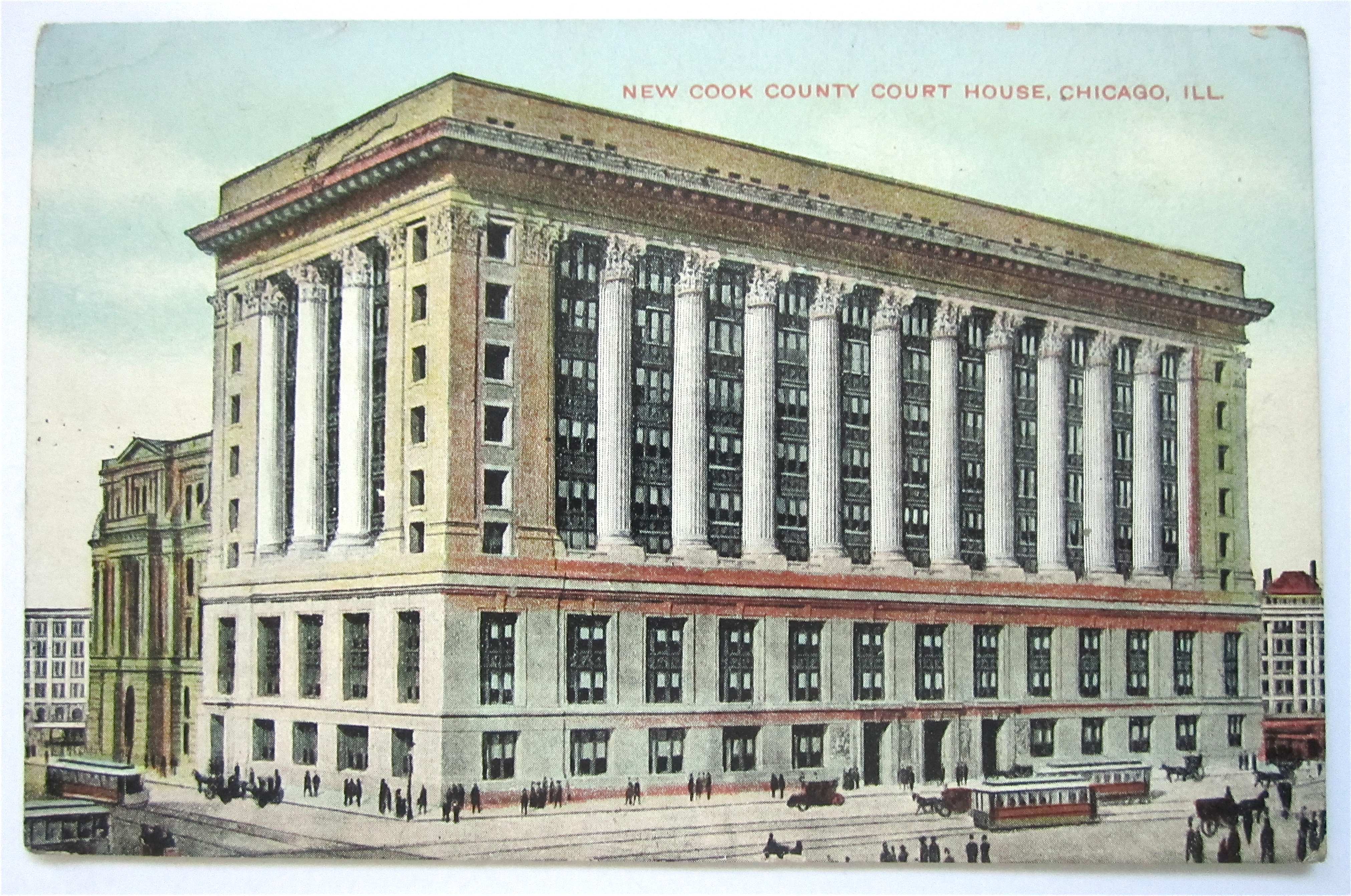 New Cook County Court House Chicago, ILL Postcard