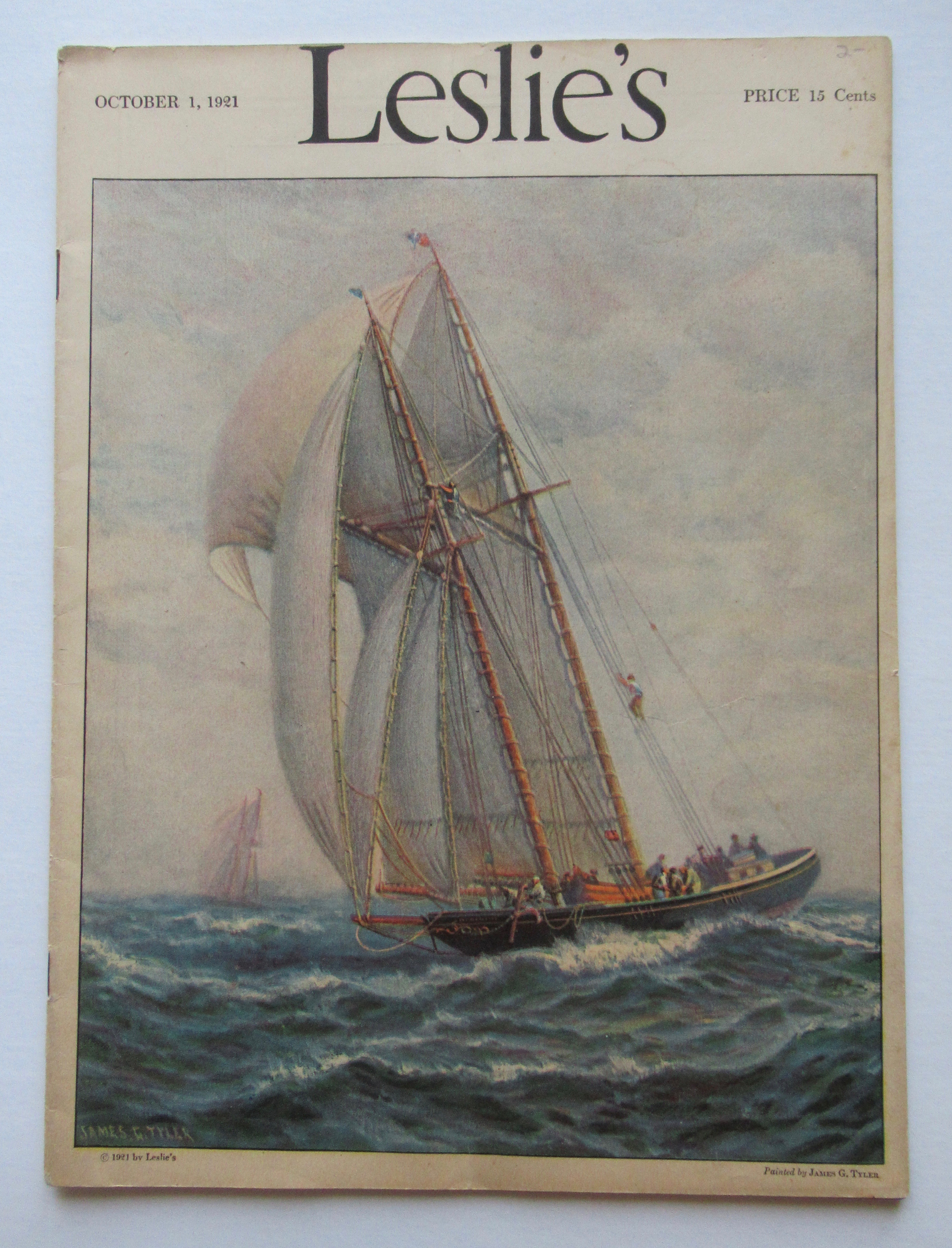 Leslie's Magazine October 1, 1921