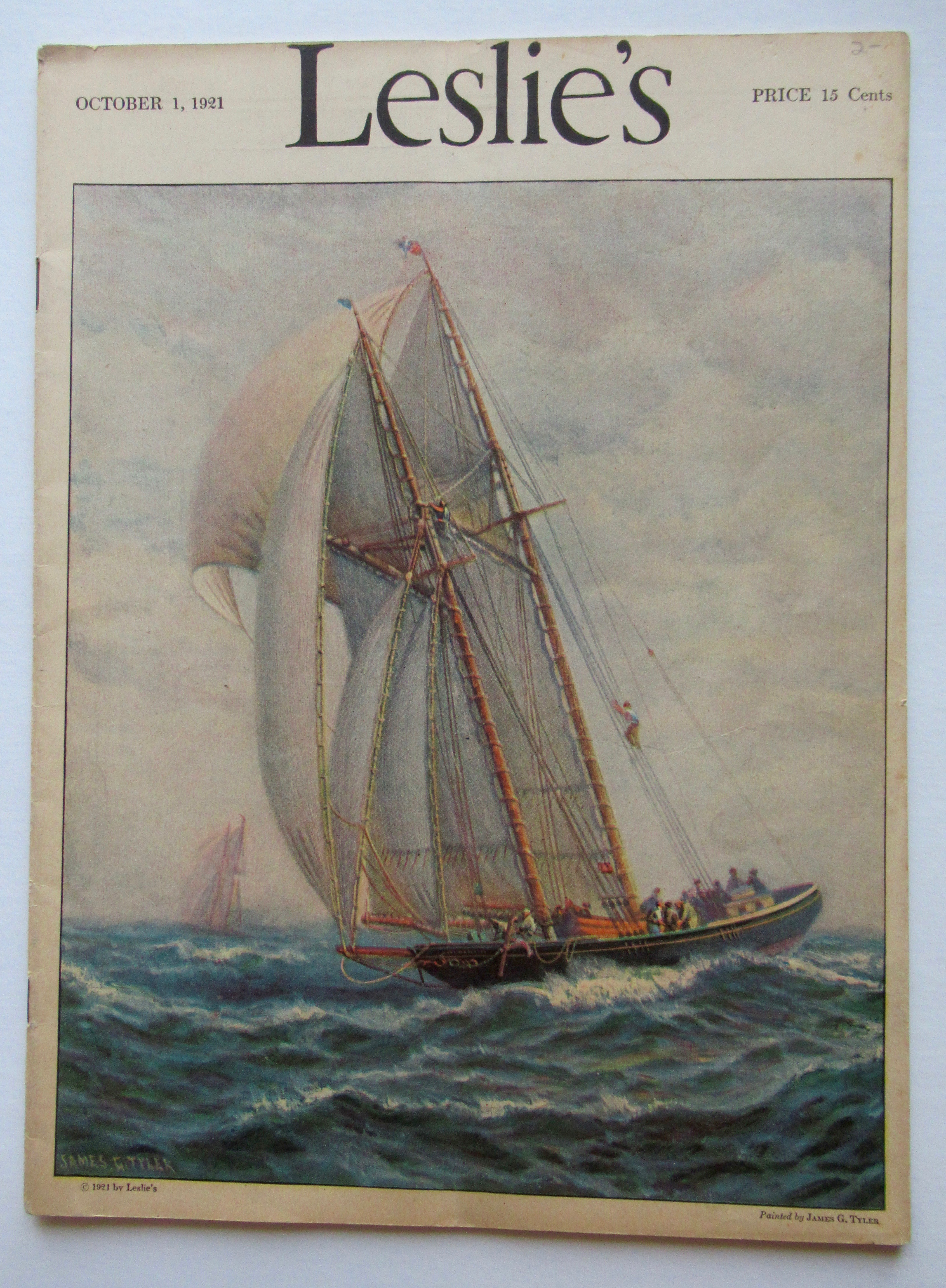Leslie's Magazine October 1, 1921