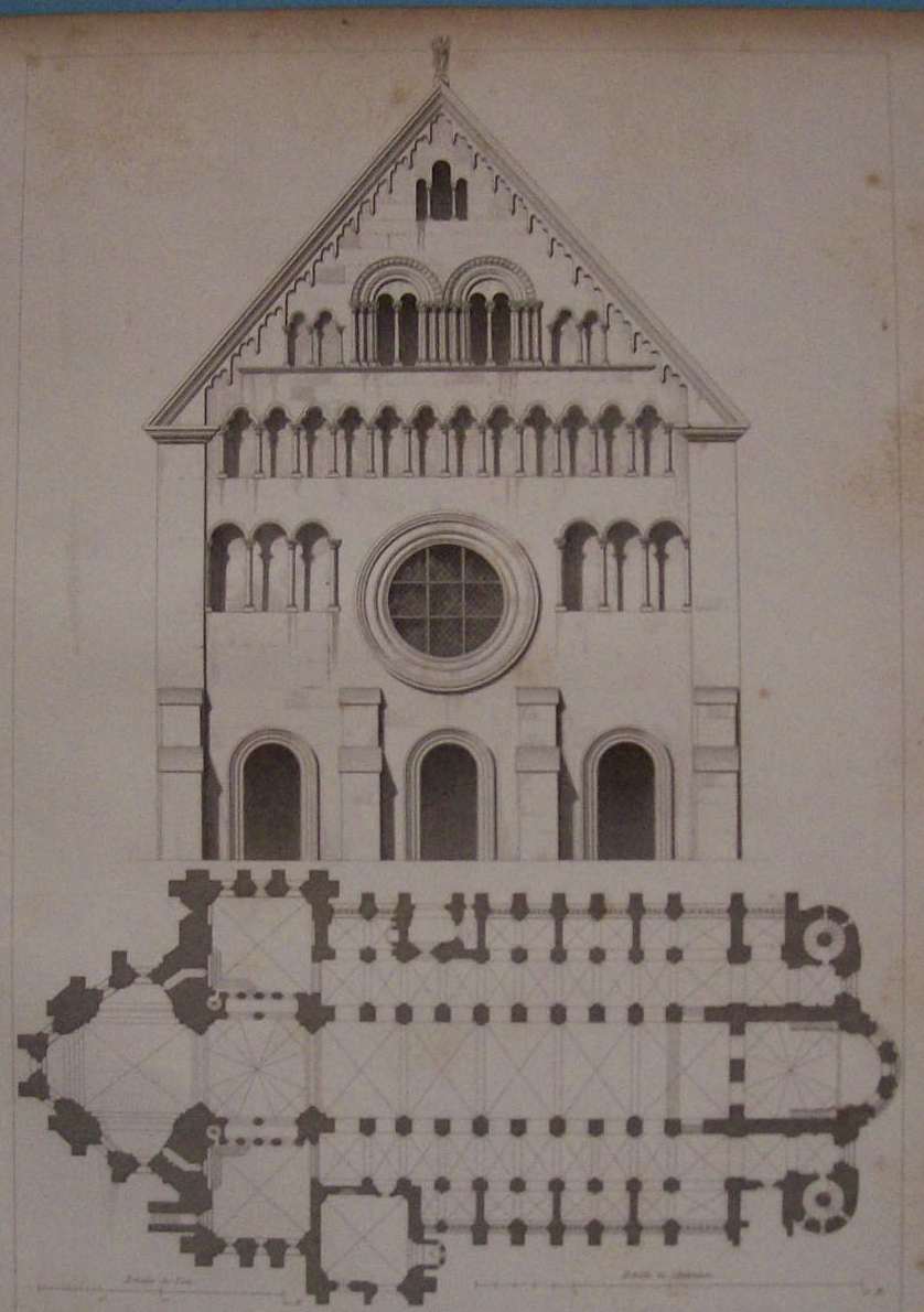 Cathedrale De Mayence (1852 Lithograph)