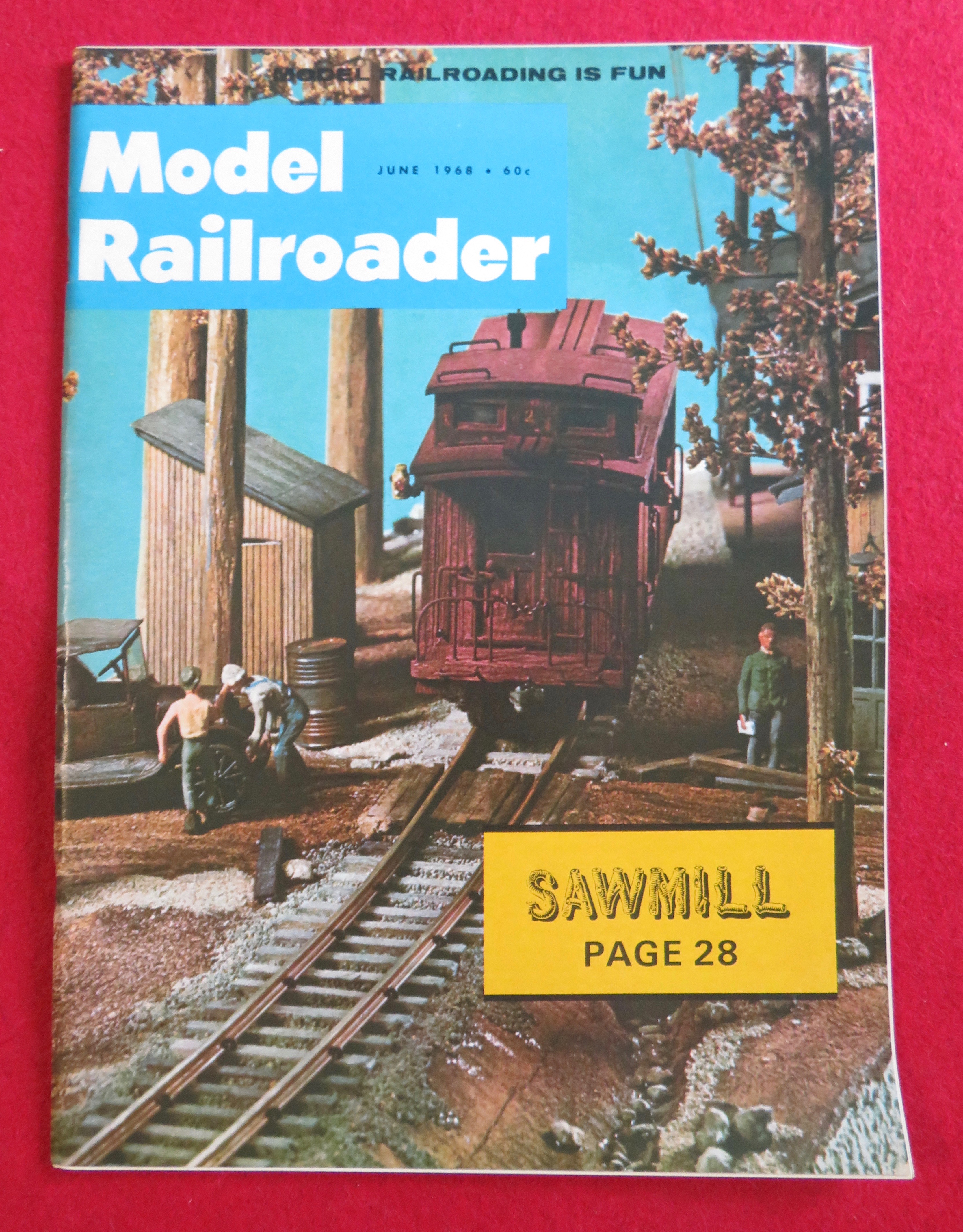 Model Railroader Magazine June 1968 Sawmill