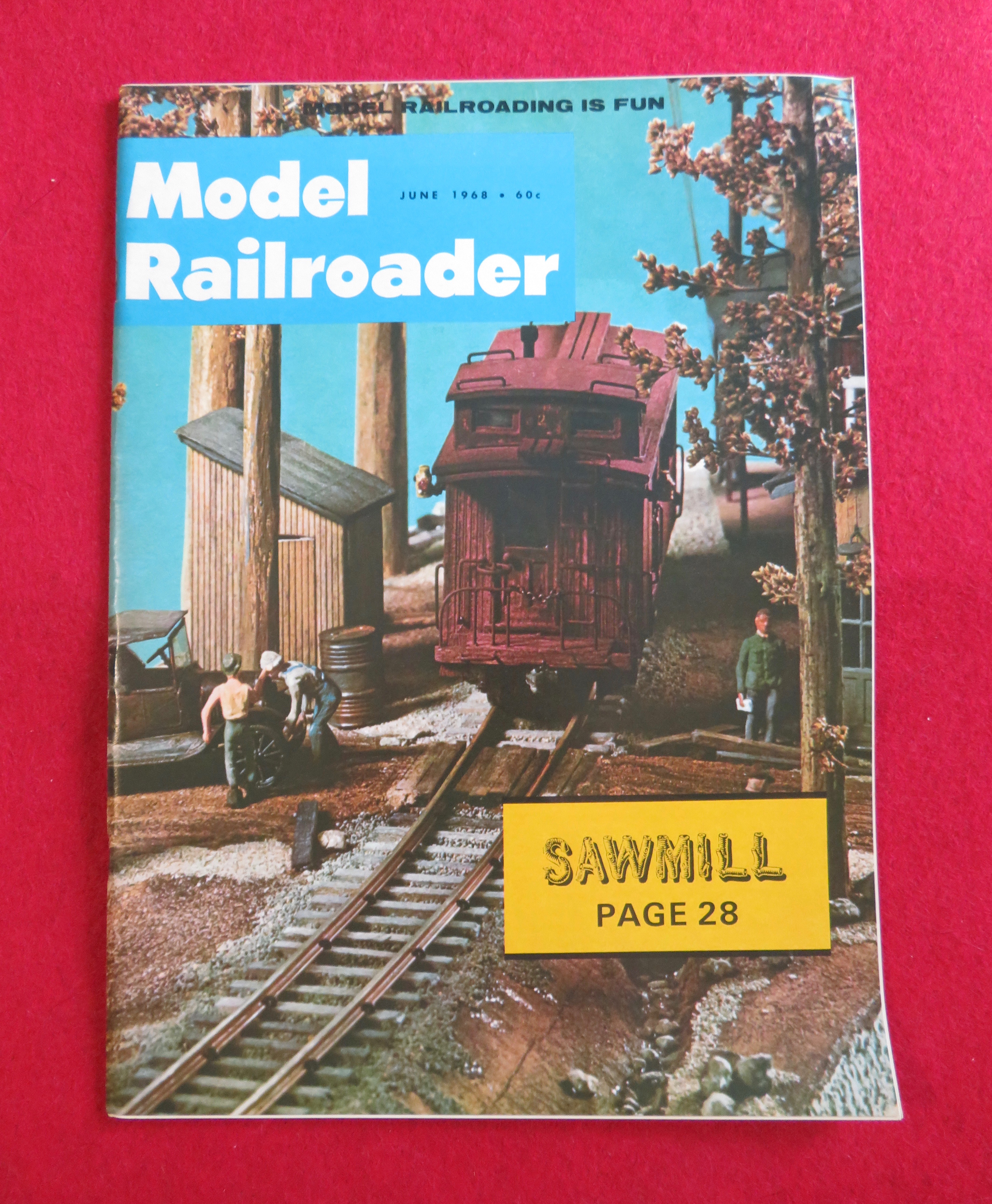 Model Railroader Magazine June 1968 Sawmill
