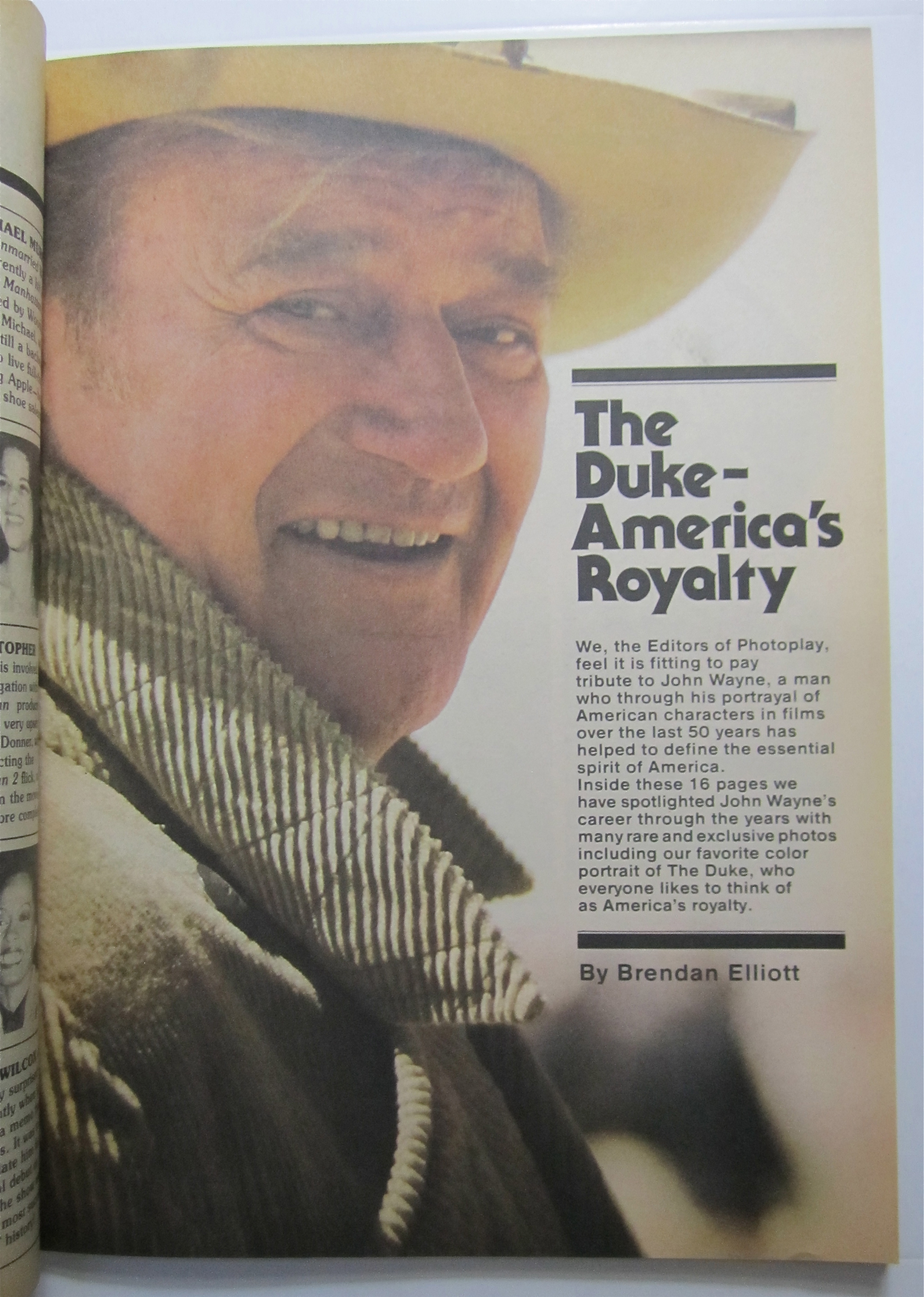 Photoplay Magazine July 1979 John Wayne