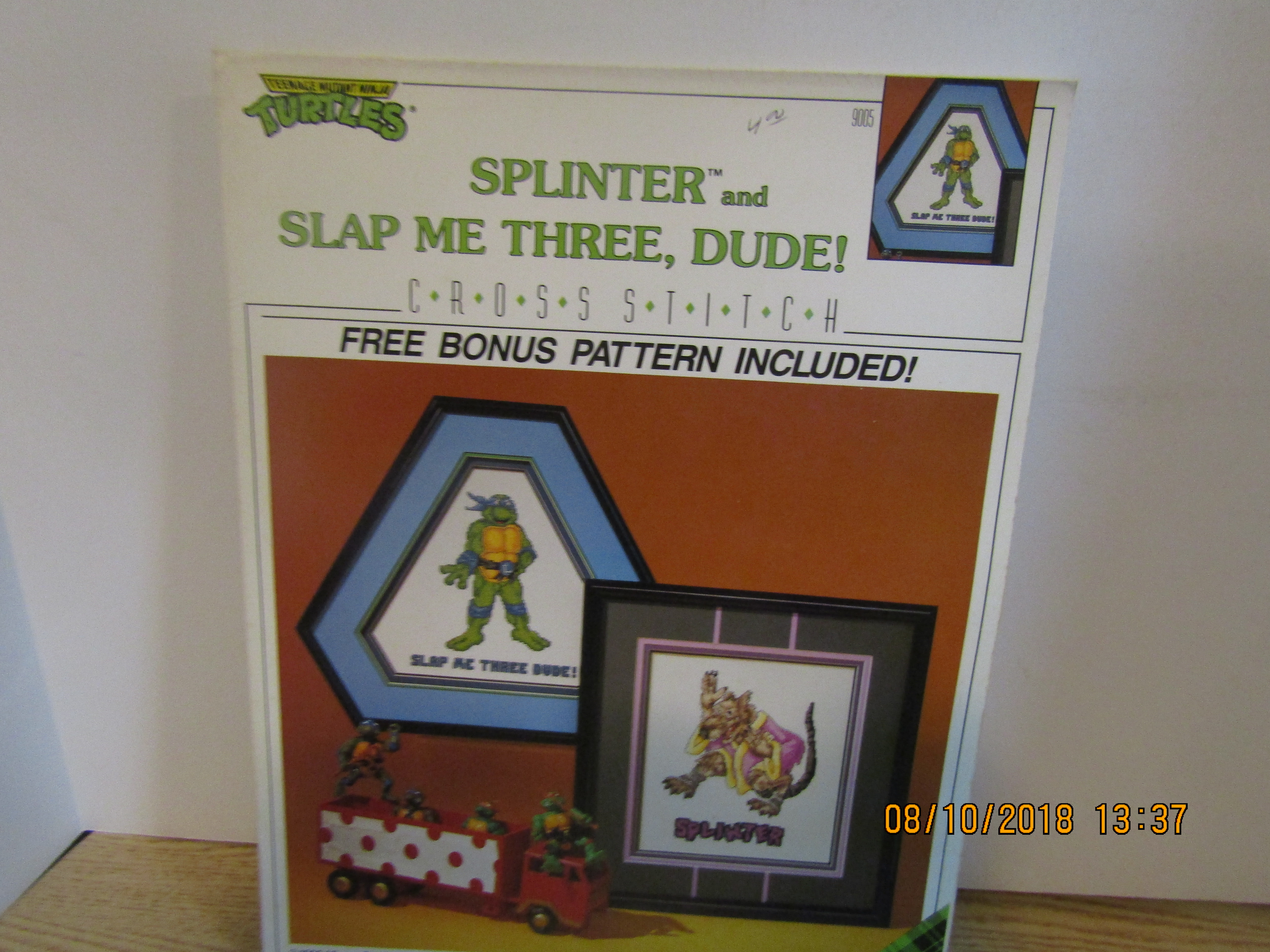 Plaid Cross Stitch Splinter & Slap Me Three,Dude #9005