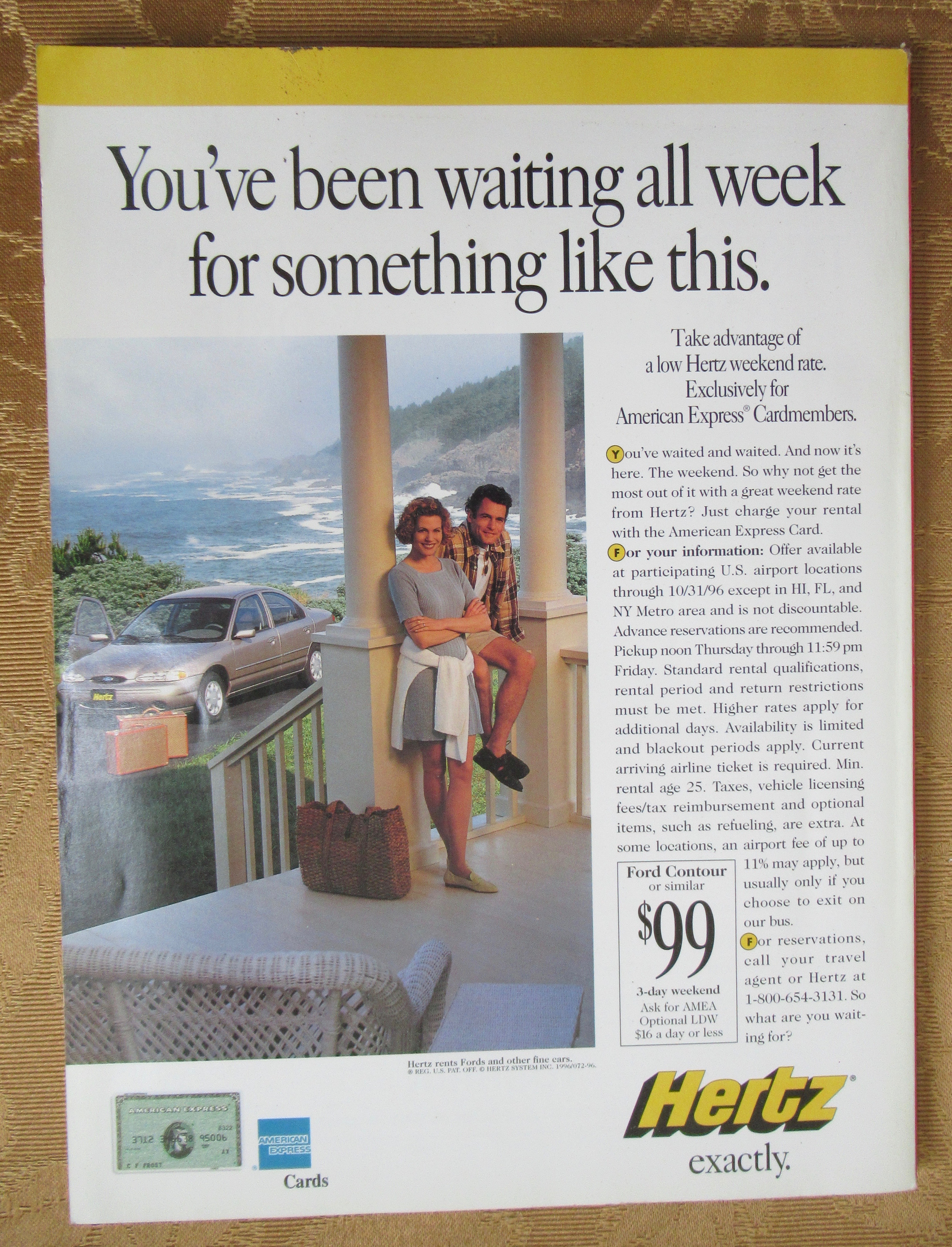 United Airlines Hemisphere Magazine - July 1996