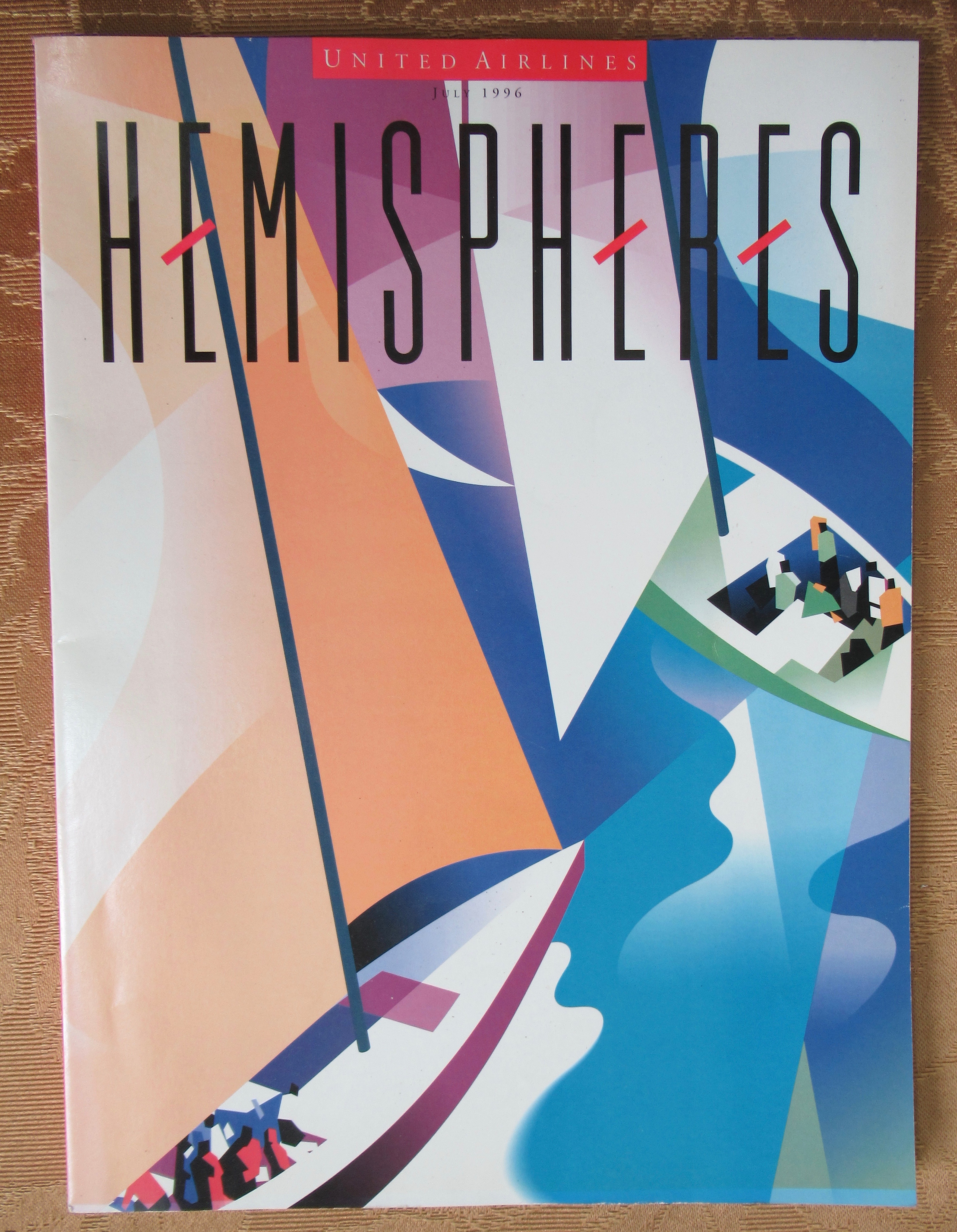 United Airlines Hemisphere Magazine - July 1996