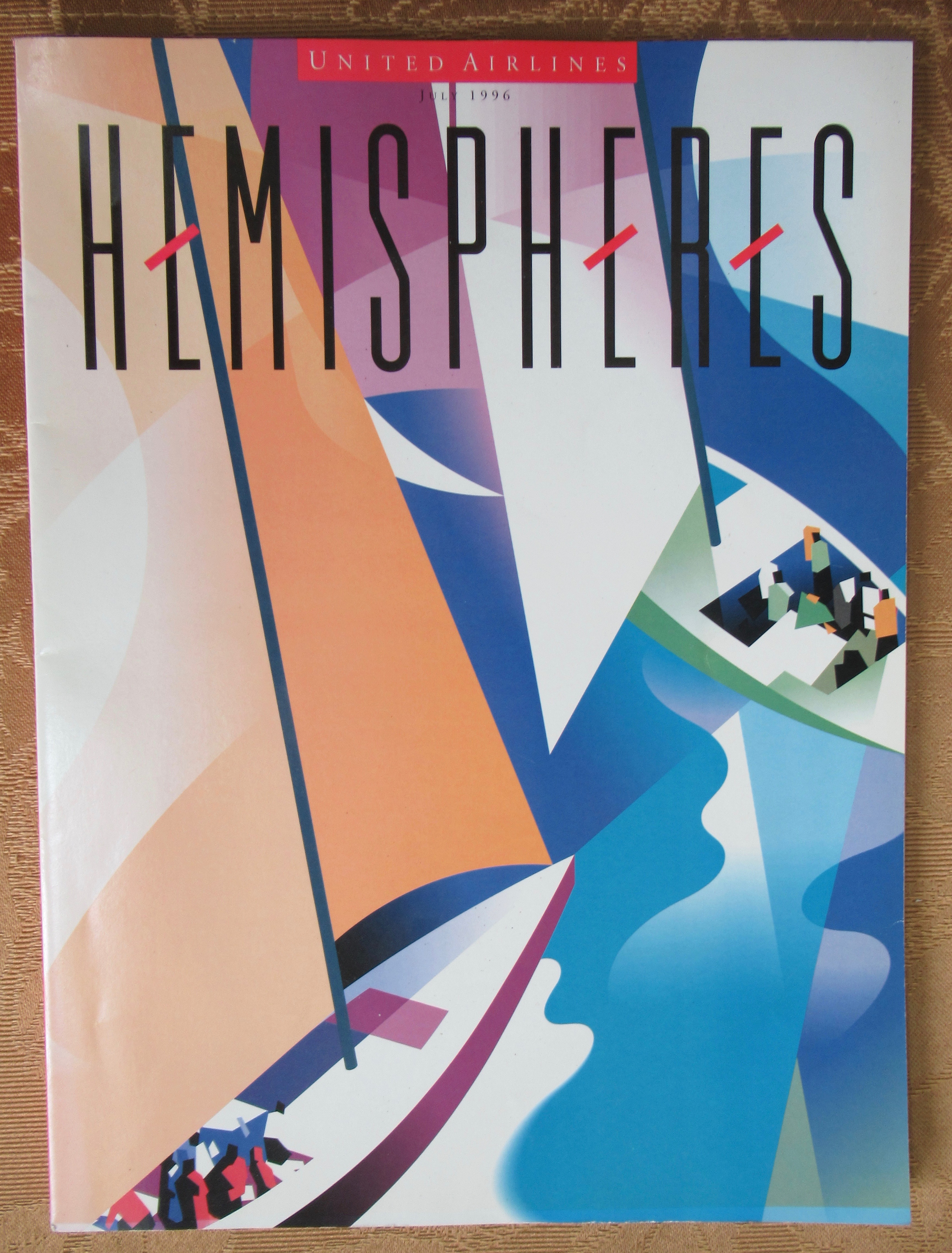United Airlines Hemisphere Magazine - July 1996