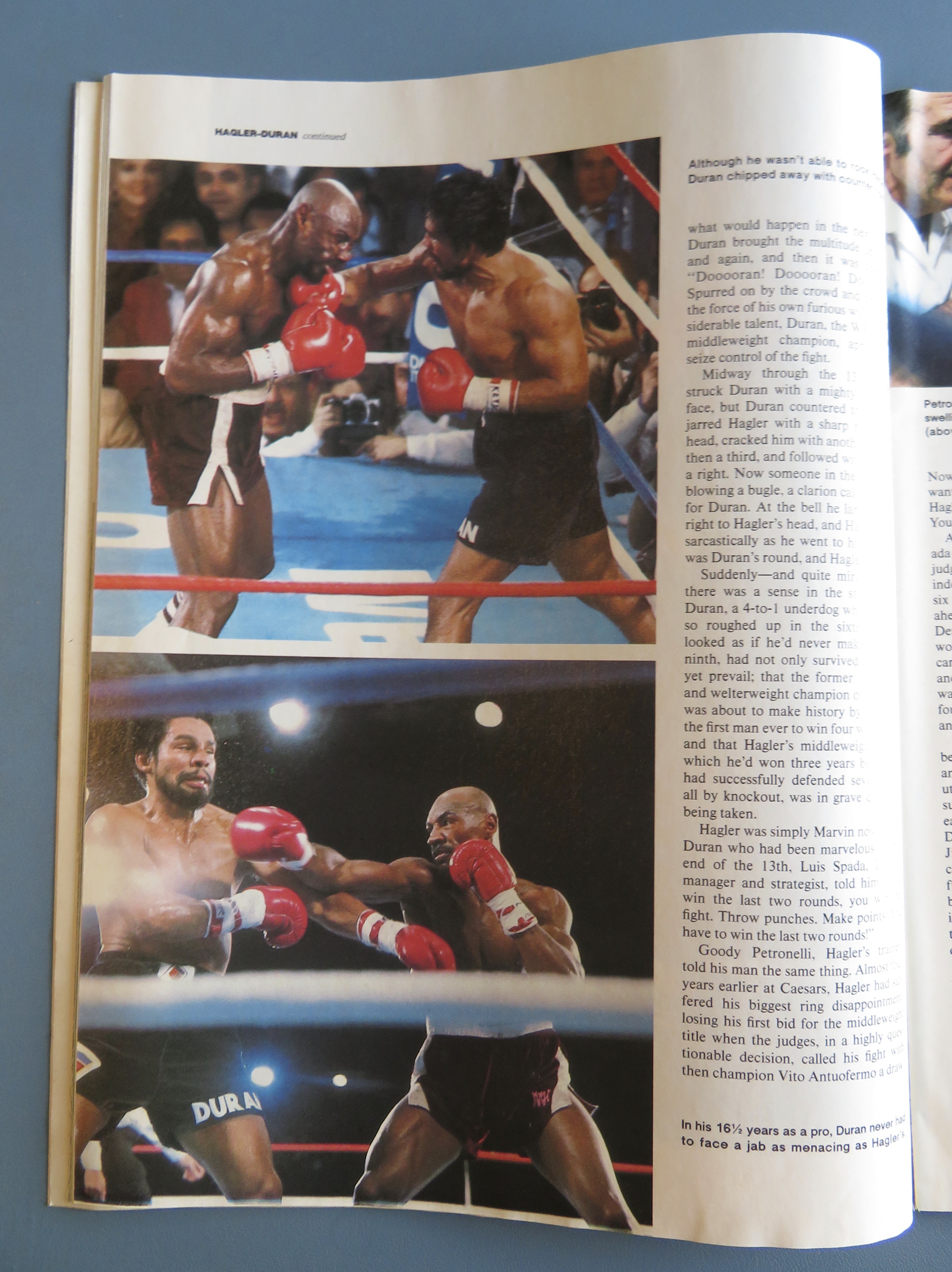 Sports Illustrated Magazine November 21, 1983 Hagler