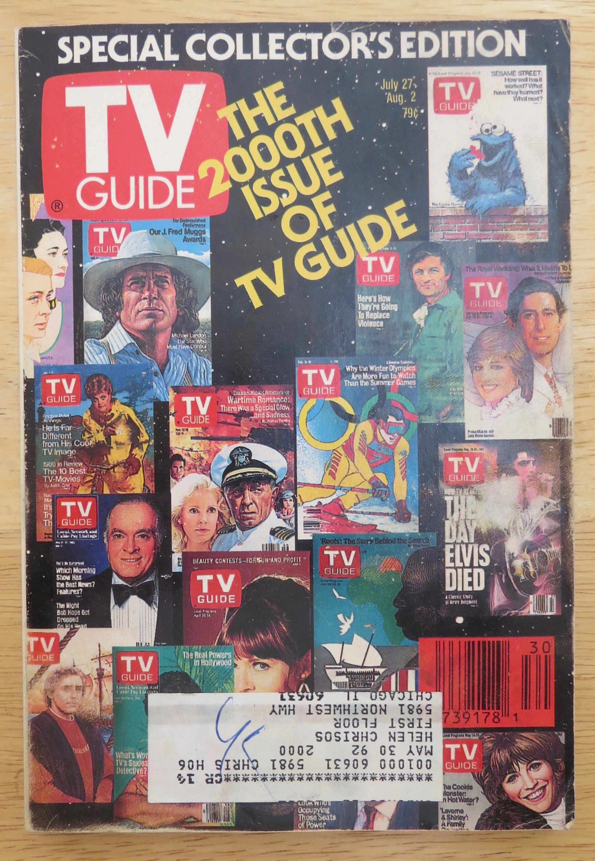 TV Guide-July 27-August 2, 1991-2000th Issue TV Guide