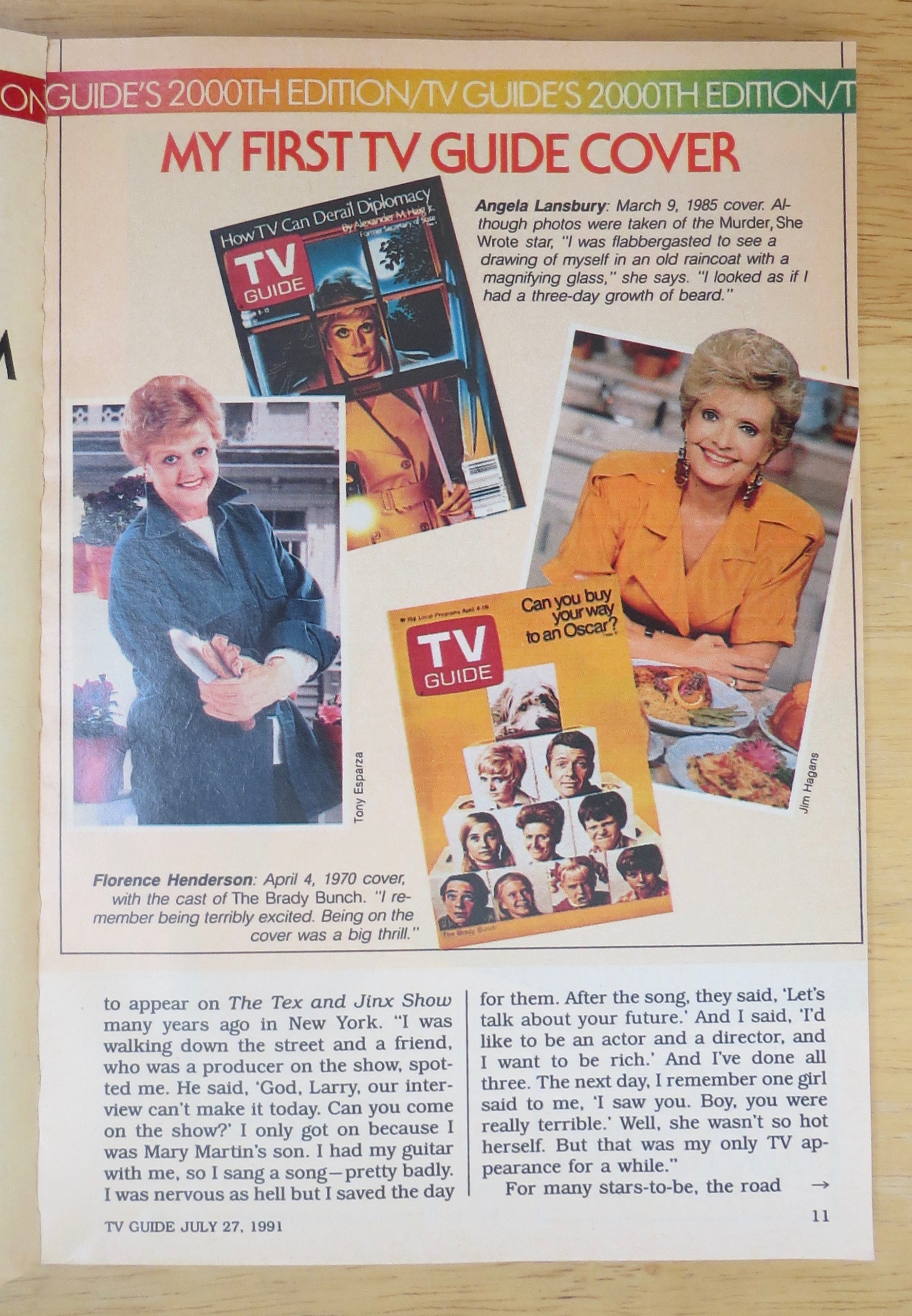 TV Guide-July 27-August 2, 1991-2000th Issue TV Guide