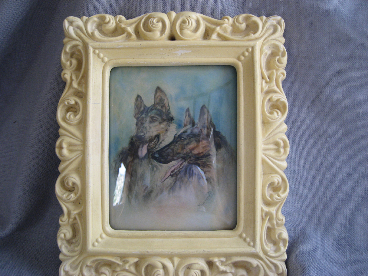 Chalkware Frame Picture