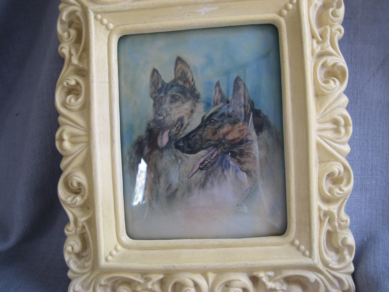 Chalkware Frame Picture