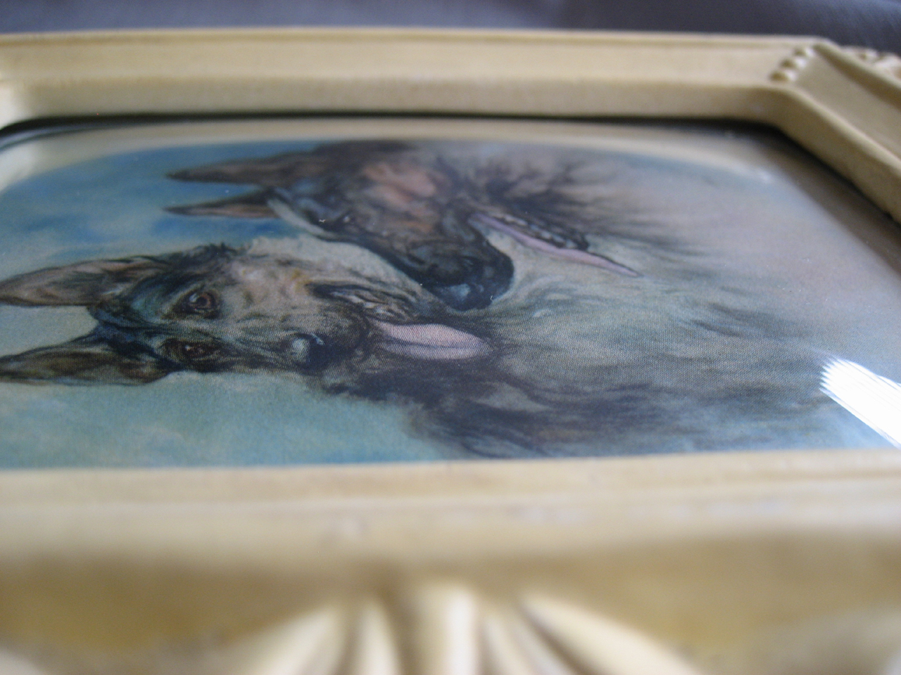 Chalkware Frame Picture