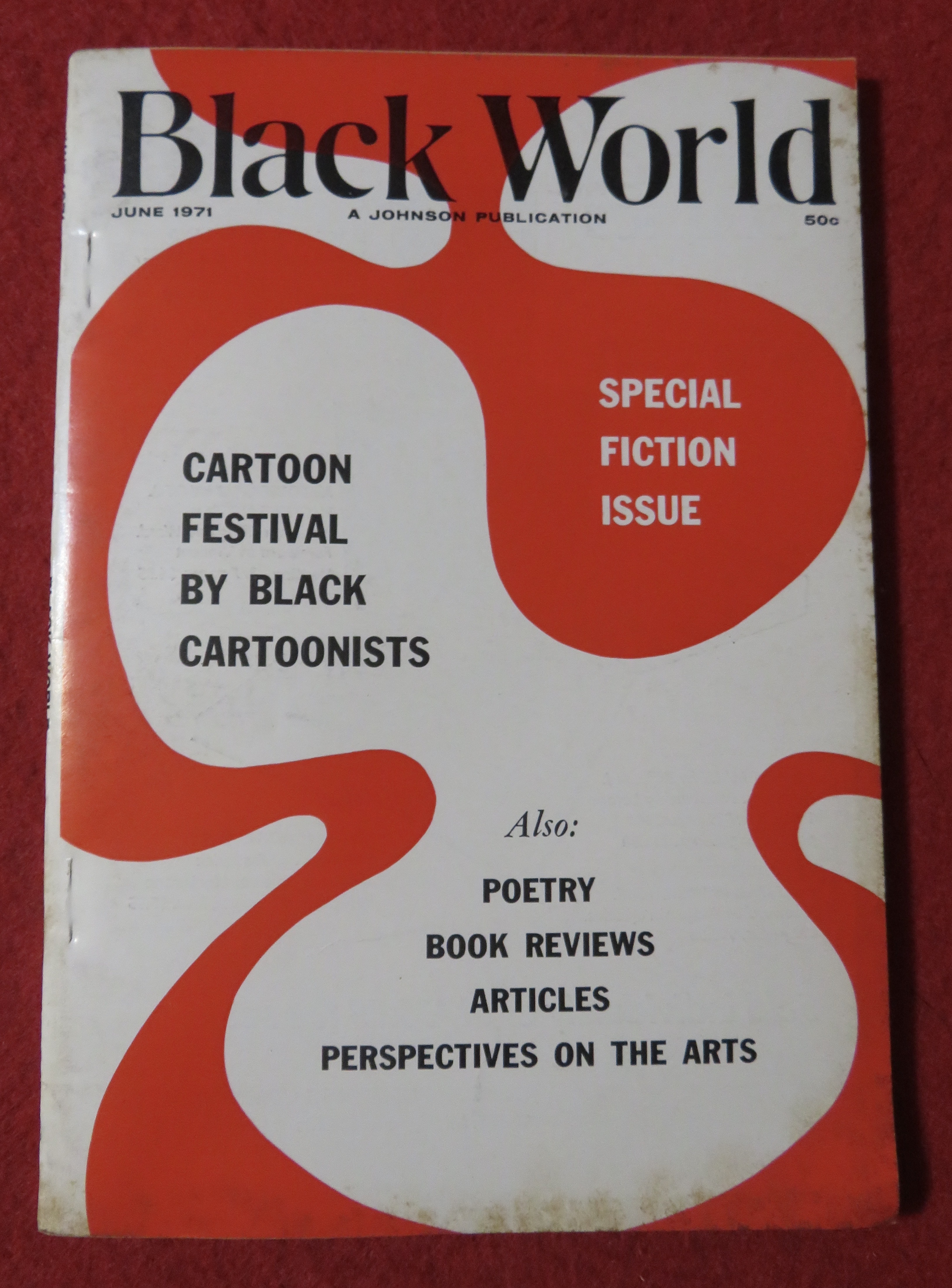 Black World Magazine June 1971 Cartoon Festival
