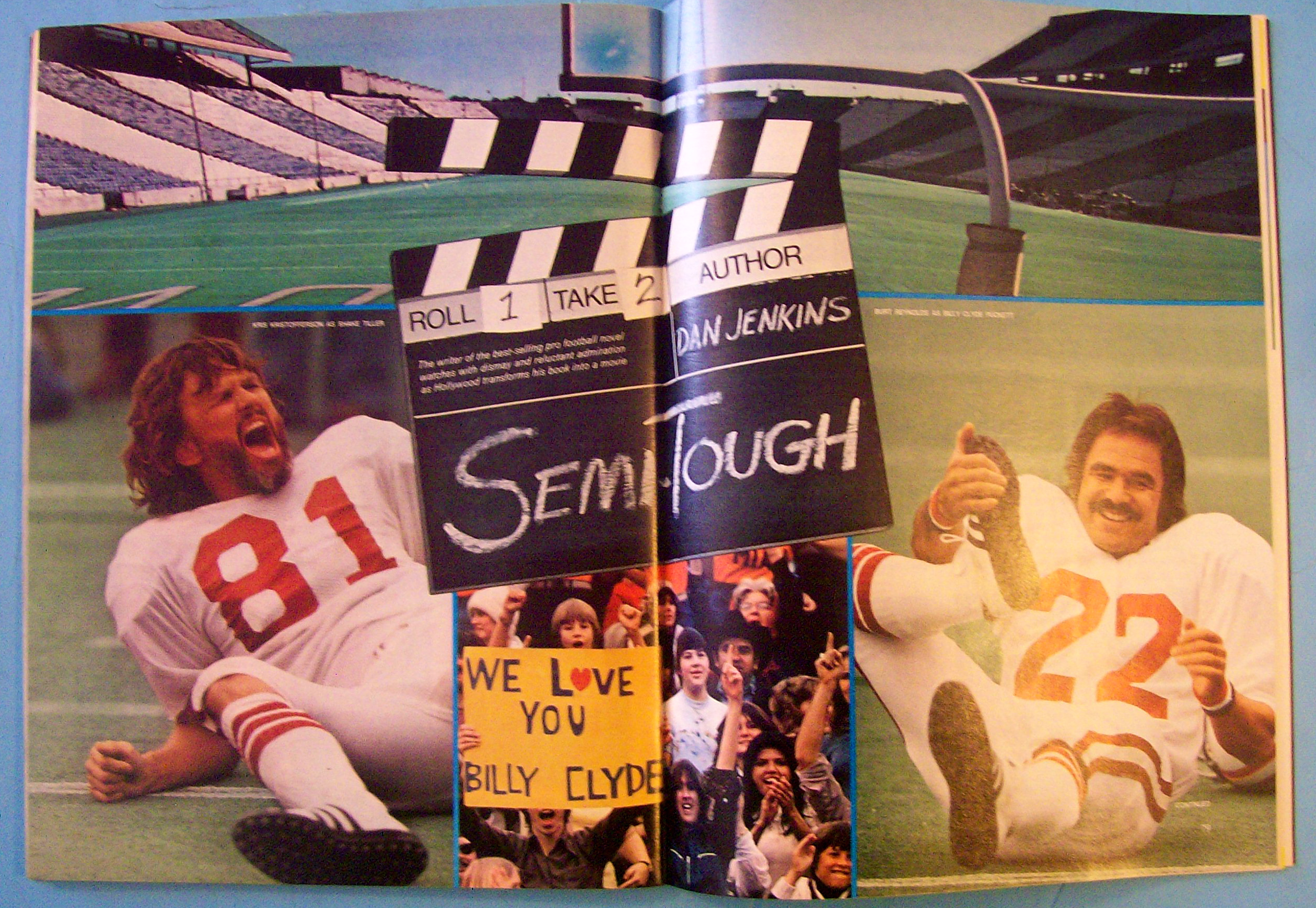 Sports Illustrated Magazine November 7, 1977 Semi Tough