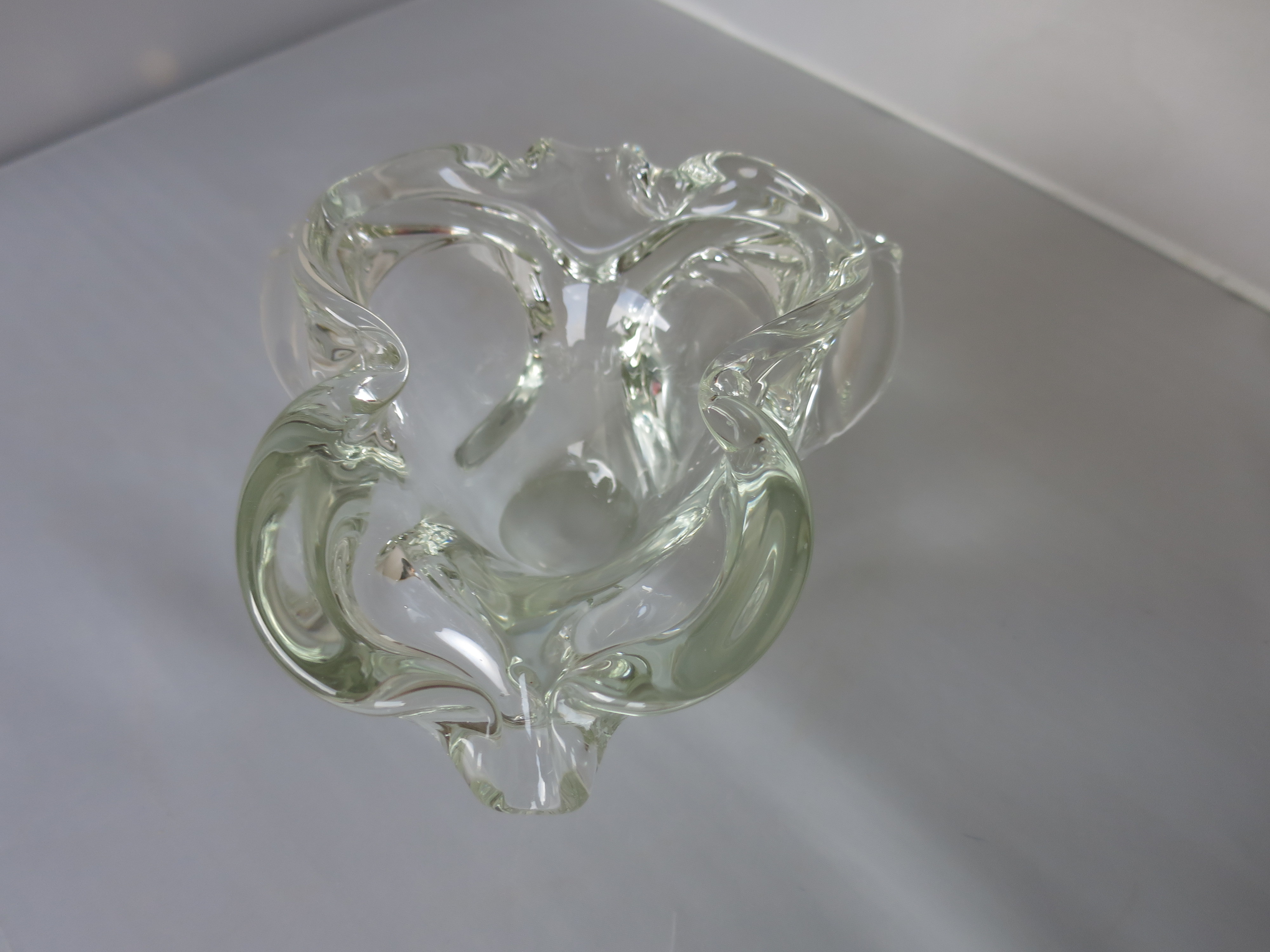 Vintage Murano Art Glass Butterfly Dish Ashtray Vetro Artistico