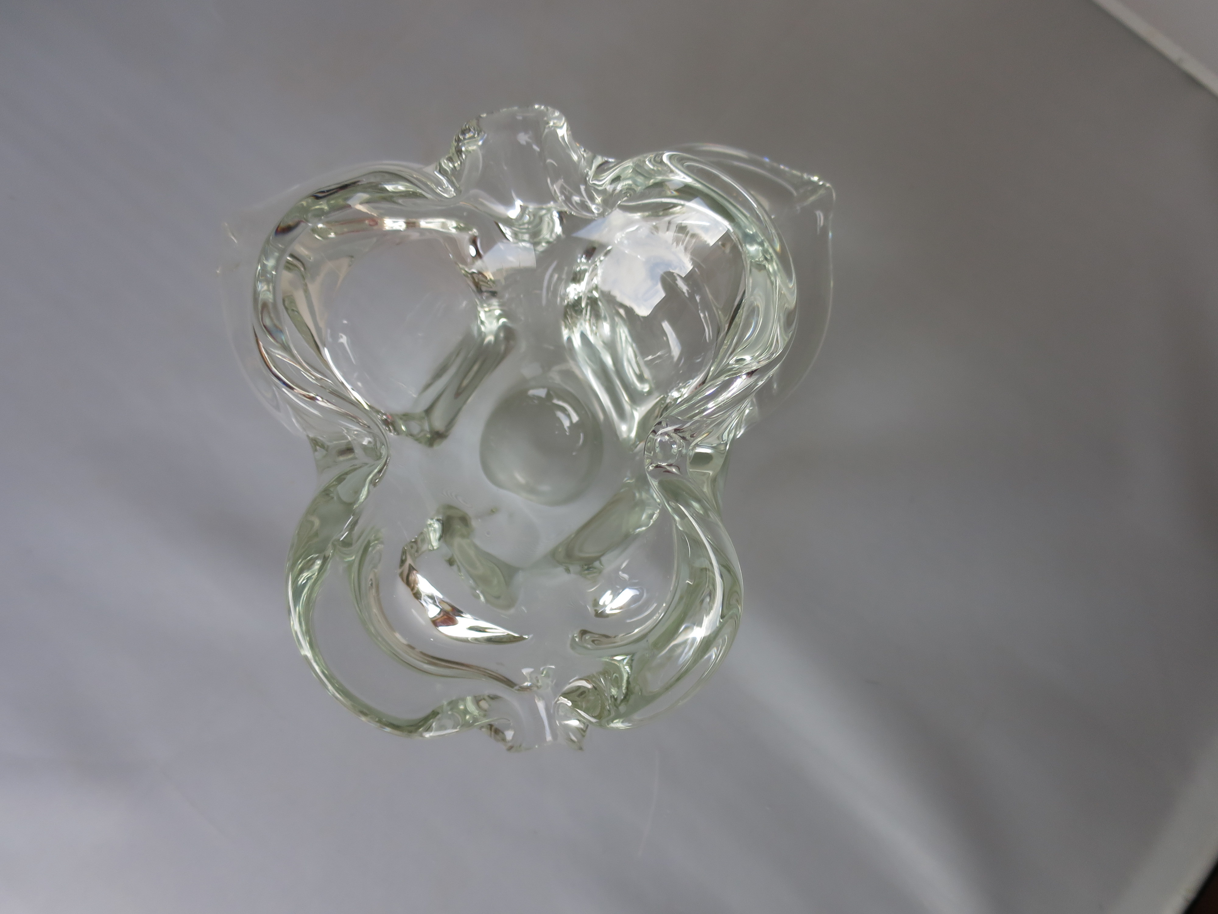 Vintage Murano Art Glass Butterfly Dish Ashtray Vetro Artistico
