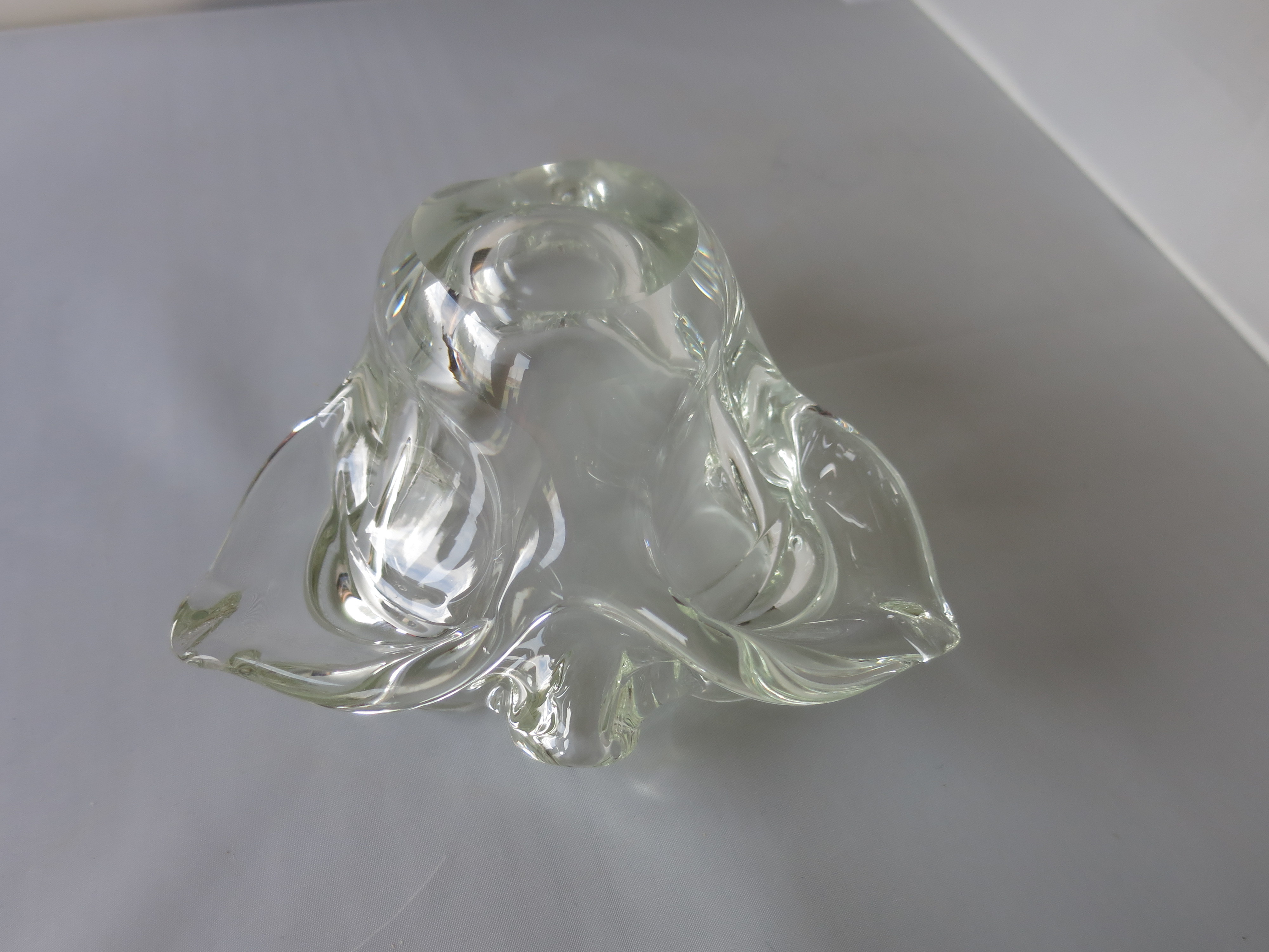 Vintage Murano Art Glass Butterfly Dish Ashtray Vetro Artistico