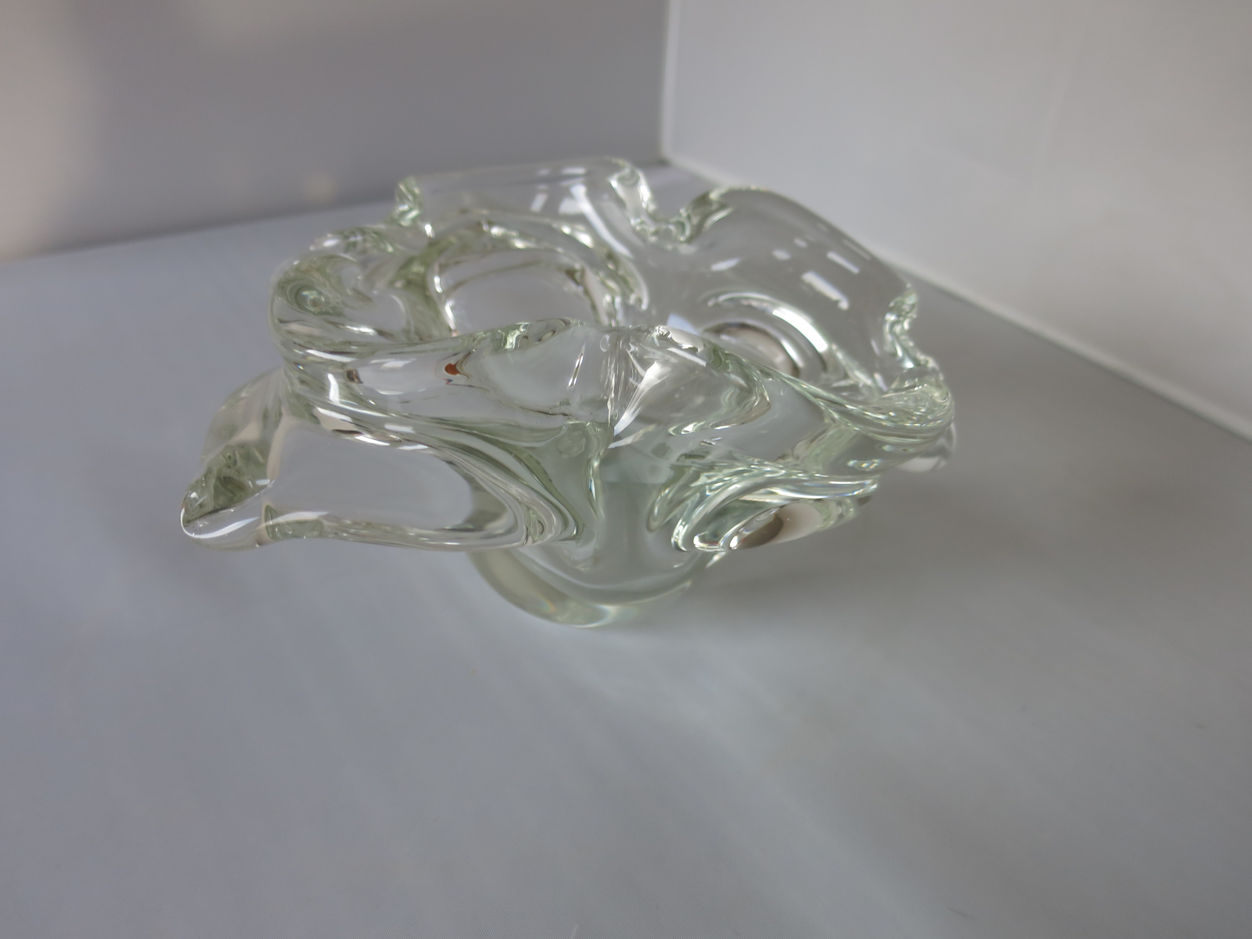 Vintage Murano Art Glass Butterfly Dish Ashtray Vetro Artistico