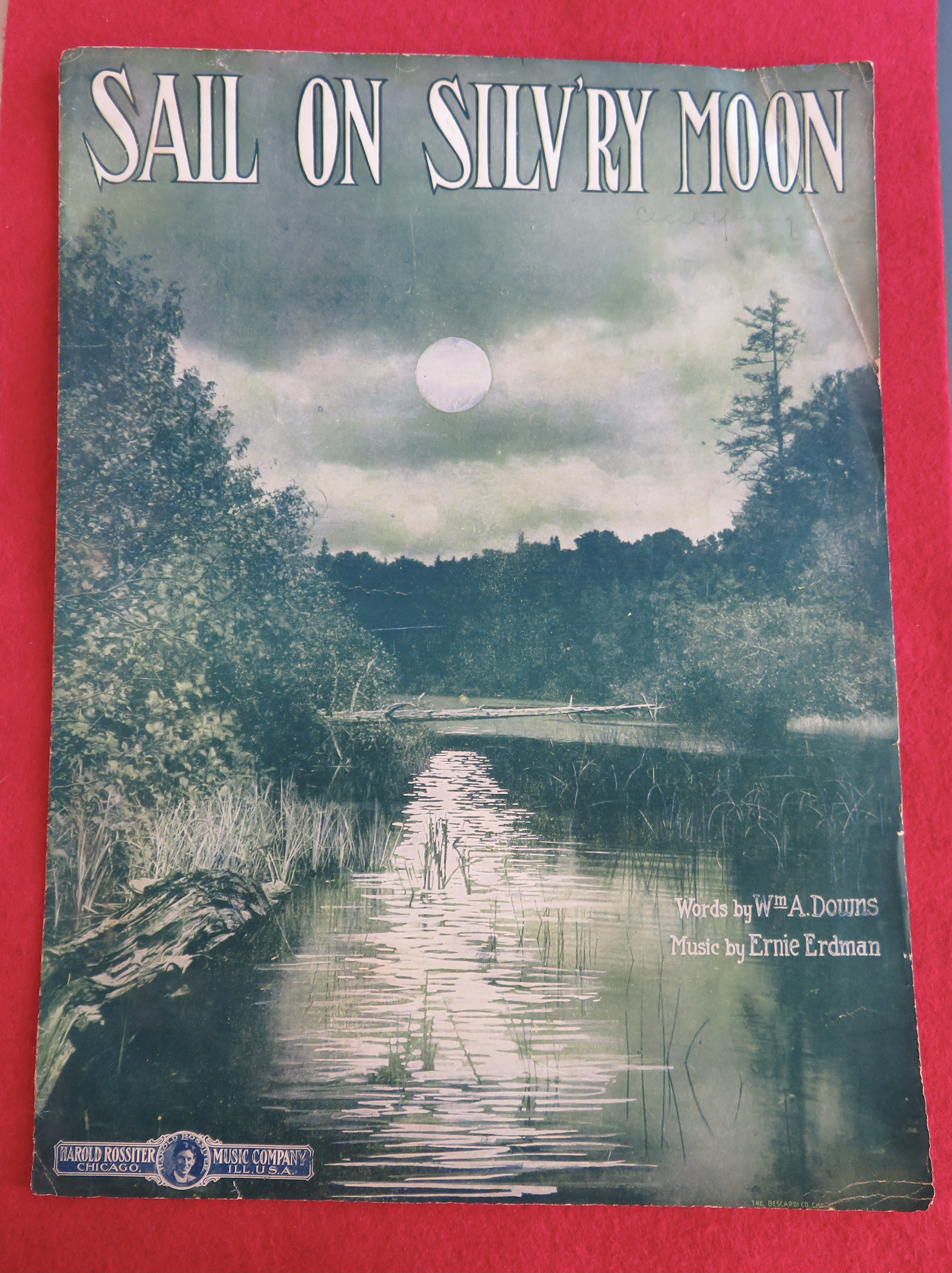 1912 Sail On Silv'Ry Moon