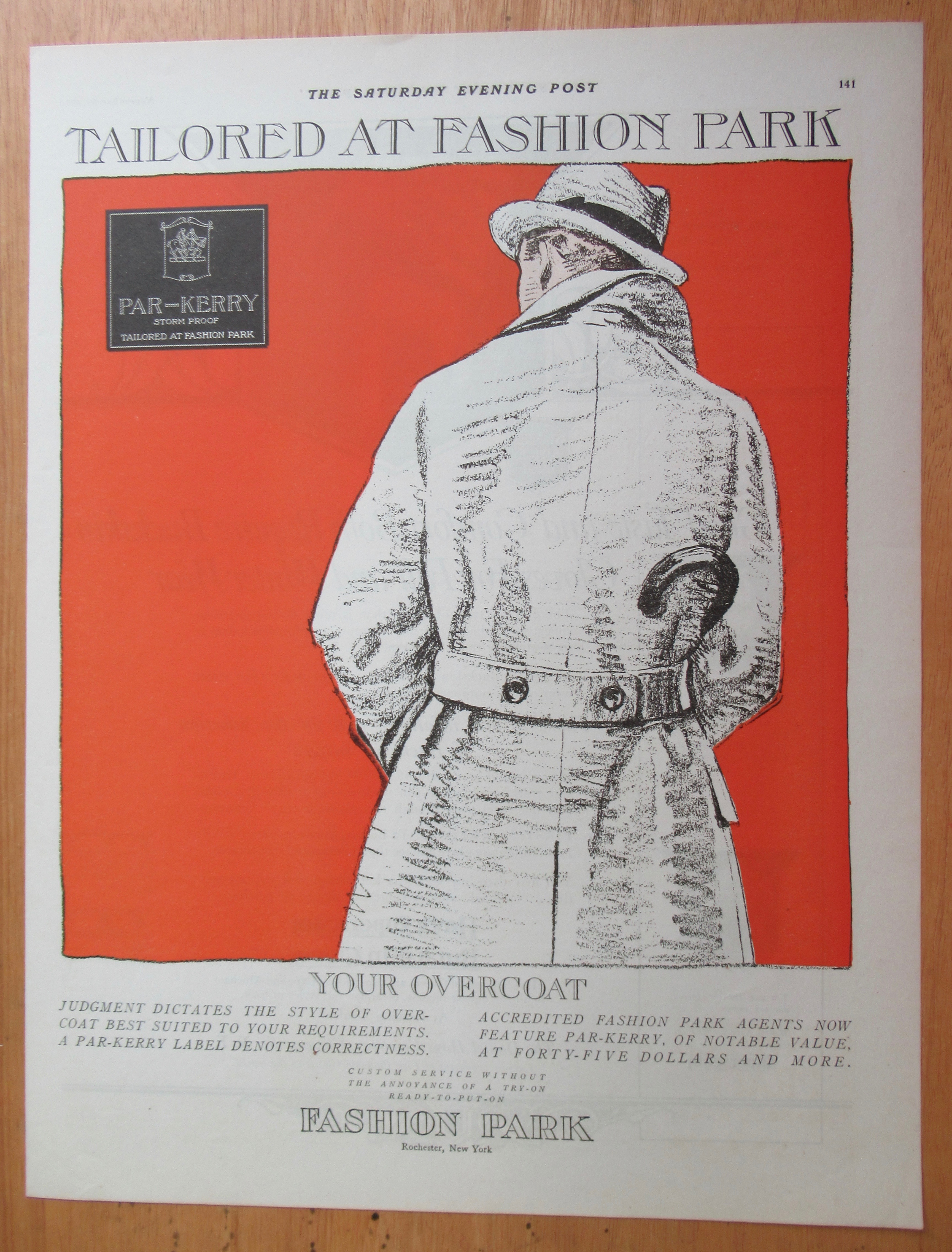 1923 Fashion Park with Par Kerry Overcoats