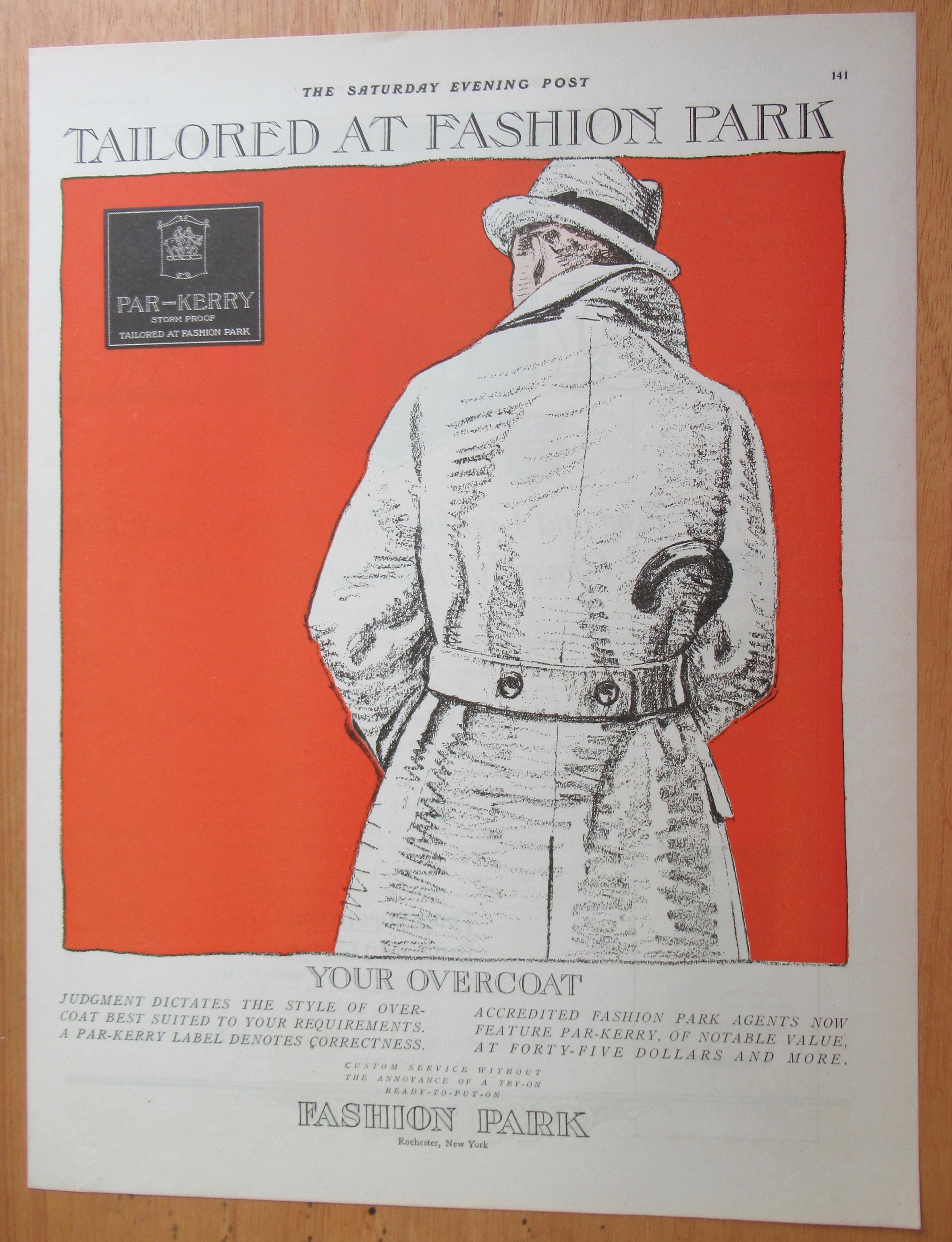 1923 Fashion Park with Par Kerry Overcoats
