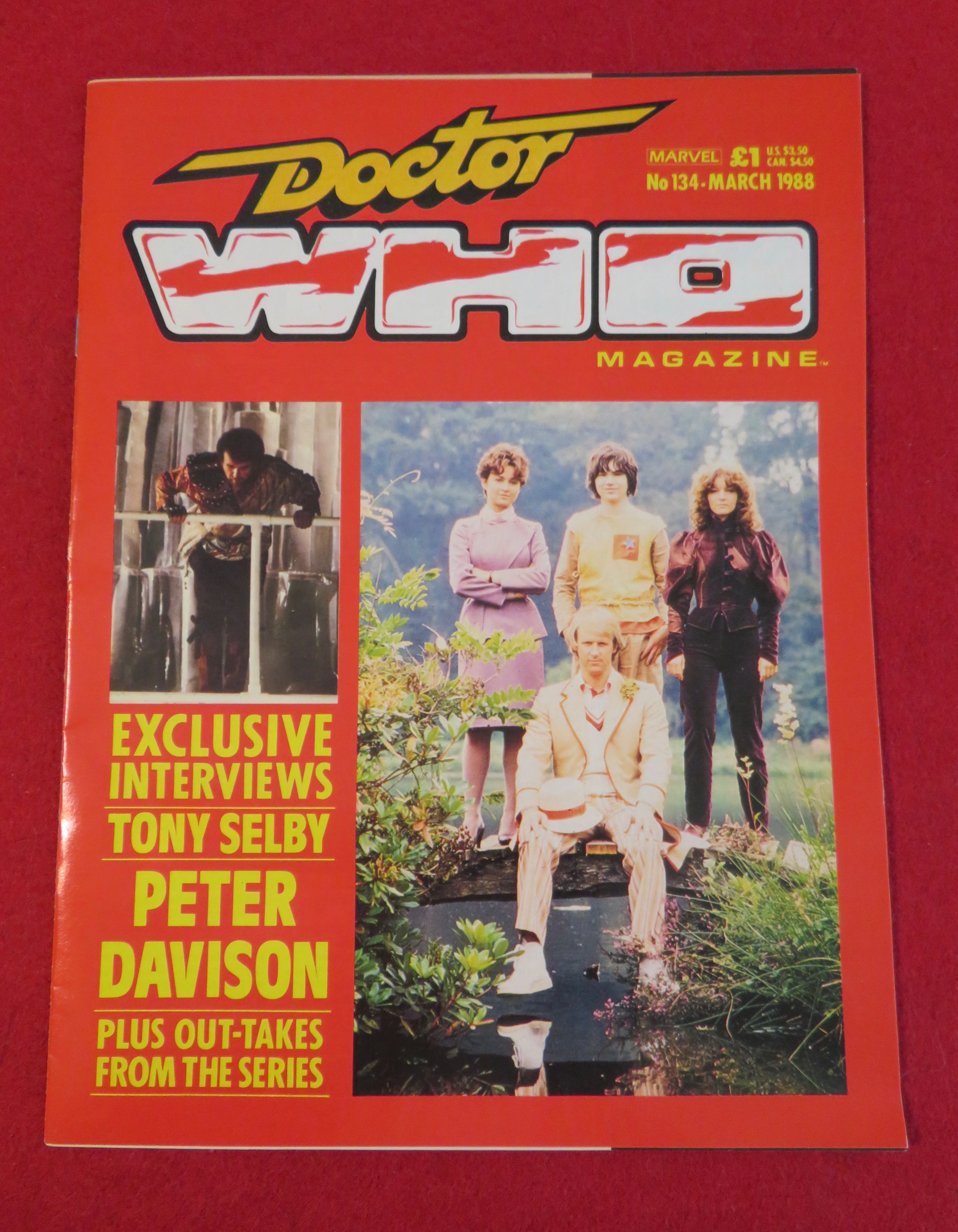 Doctor Who Magazine March 1988 Tony Selby/Peter Davison