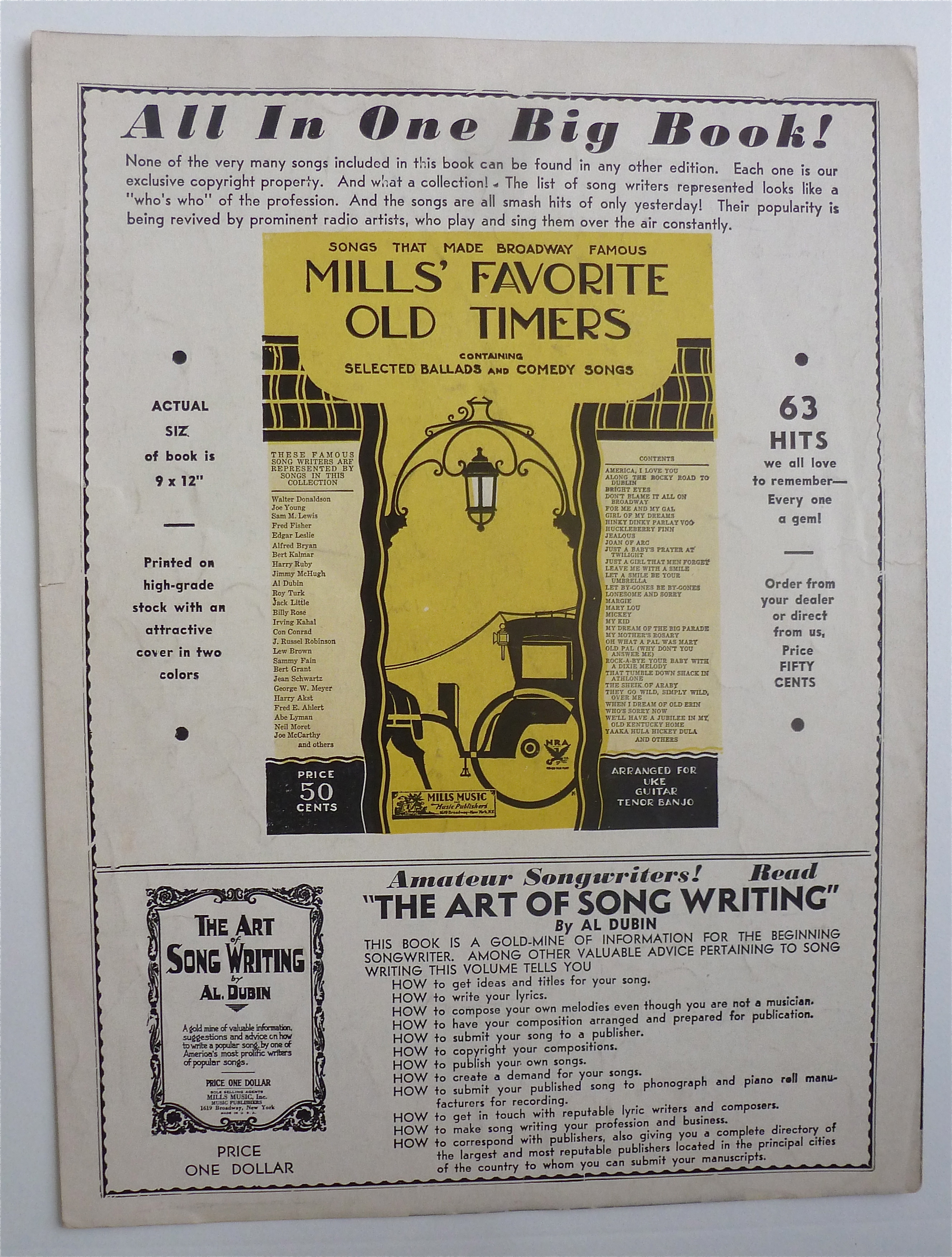 Sheet Music For 1934 Stars Fell On Alabama